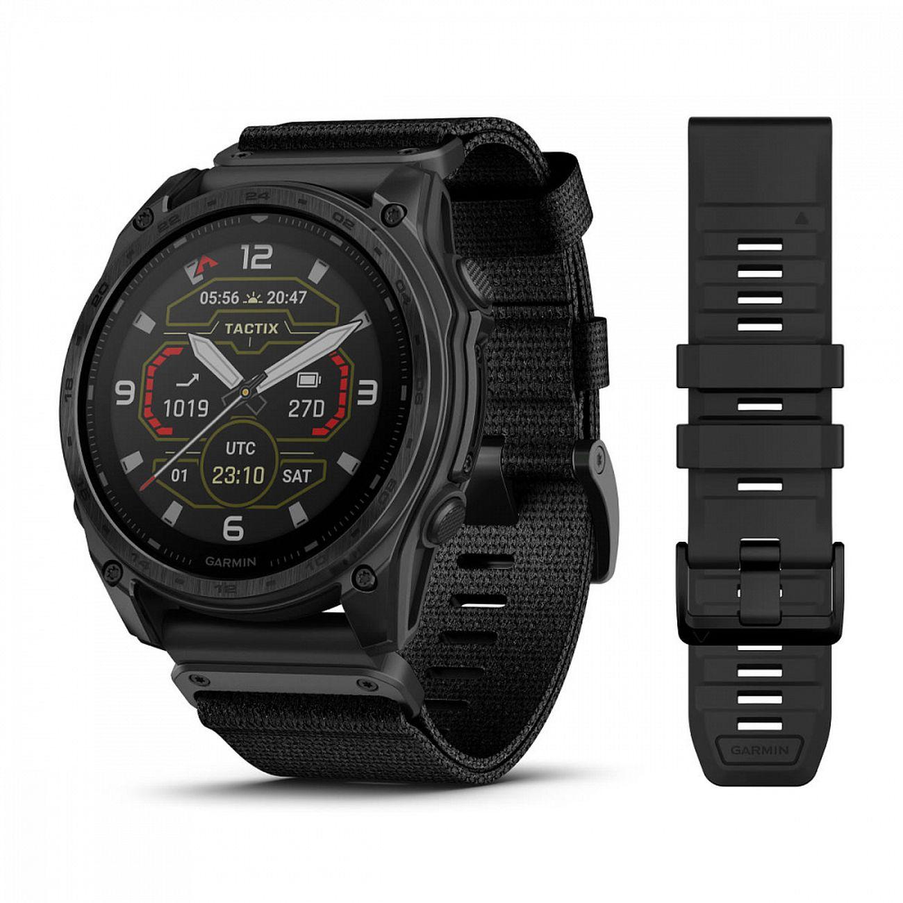 Спортивные часы Garmin Tactix 8 Solar Elite черный 51мм