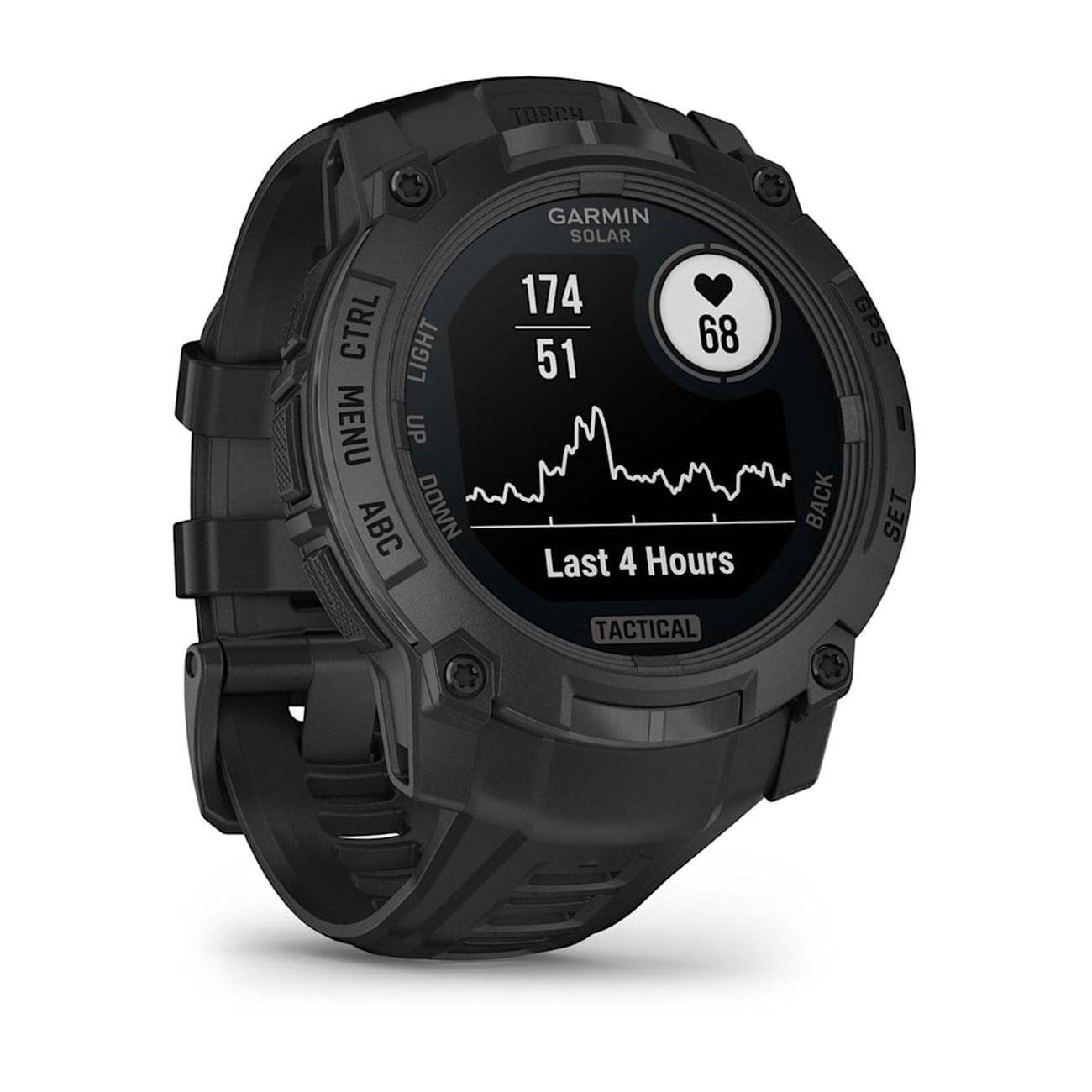 Спортивные часы Garmin Instinct 3 Solar Tactical Edition черный 50мм