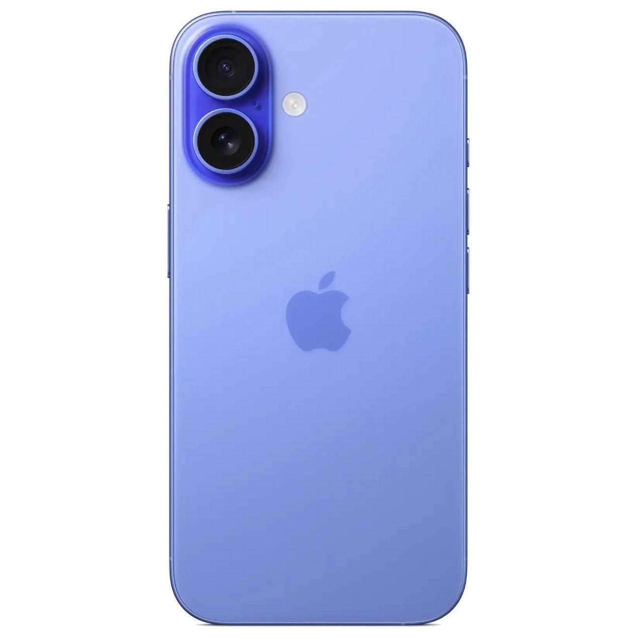 Восстановленный смартфон Apple iPhone 16 128GB Dual Sim ультрамарин, отличный (без RuStore)