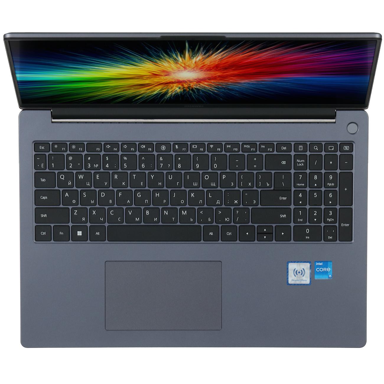 Восстановленный ноутбук HUAWEI MateBook D 16/16"/Core i5 13420H/16/512GB/Win/Space Gray (серый) (53013WXA), хороший