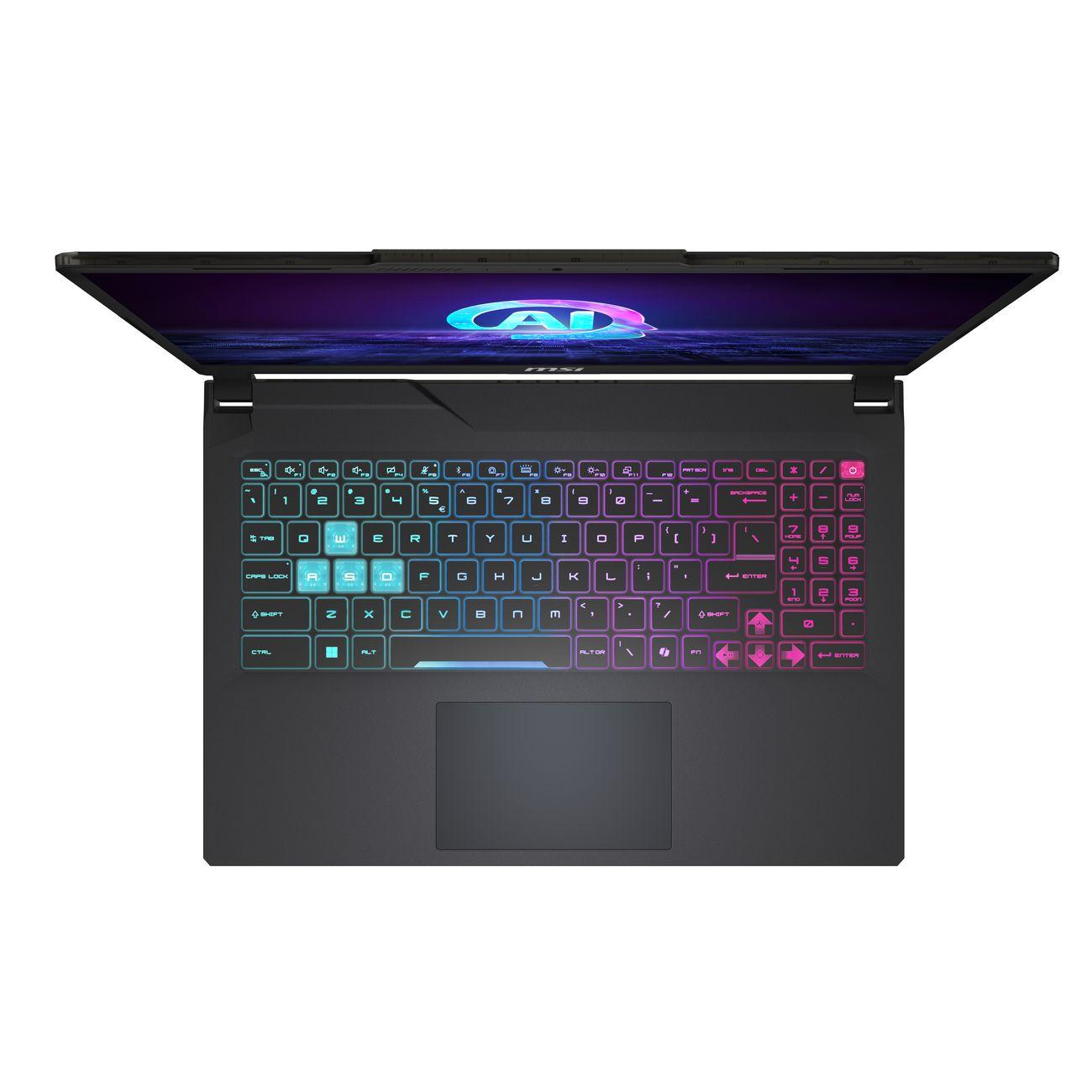 Восстановленный ноутбук игровой MSI Cyborg 15 AI A1VEK-224XRU 15,6"/IPS/Core Ultra 7 155H/16Гб/512Гб SSD/RTX 4050 6Гб/noOS/черный, отличный