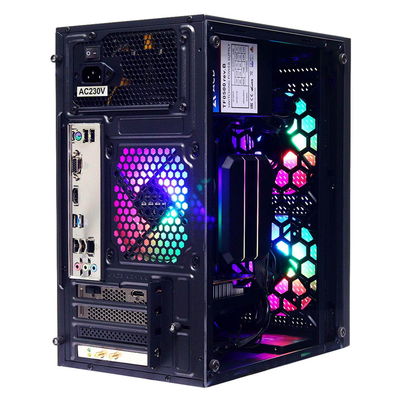 Восстановленный системный блок игровой Raskat STRIKE 520 (i5-11400F/16Gb/SSD512Gb/RX6400/noOS), хороший