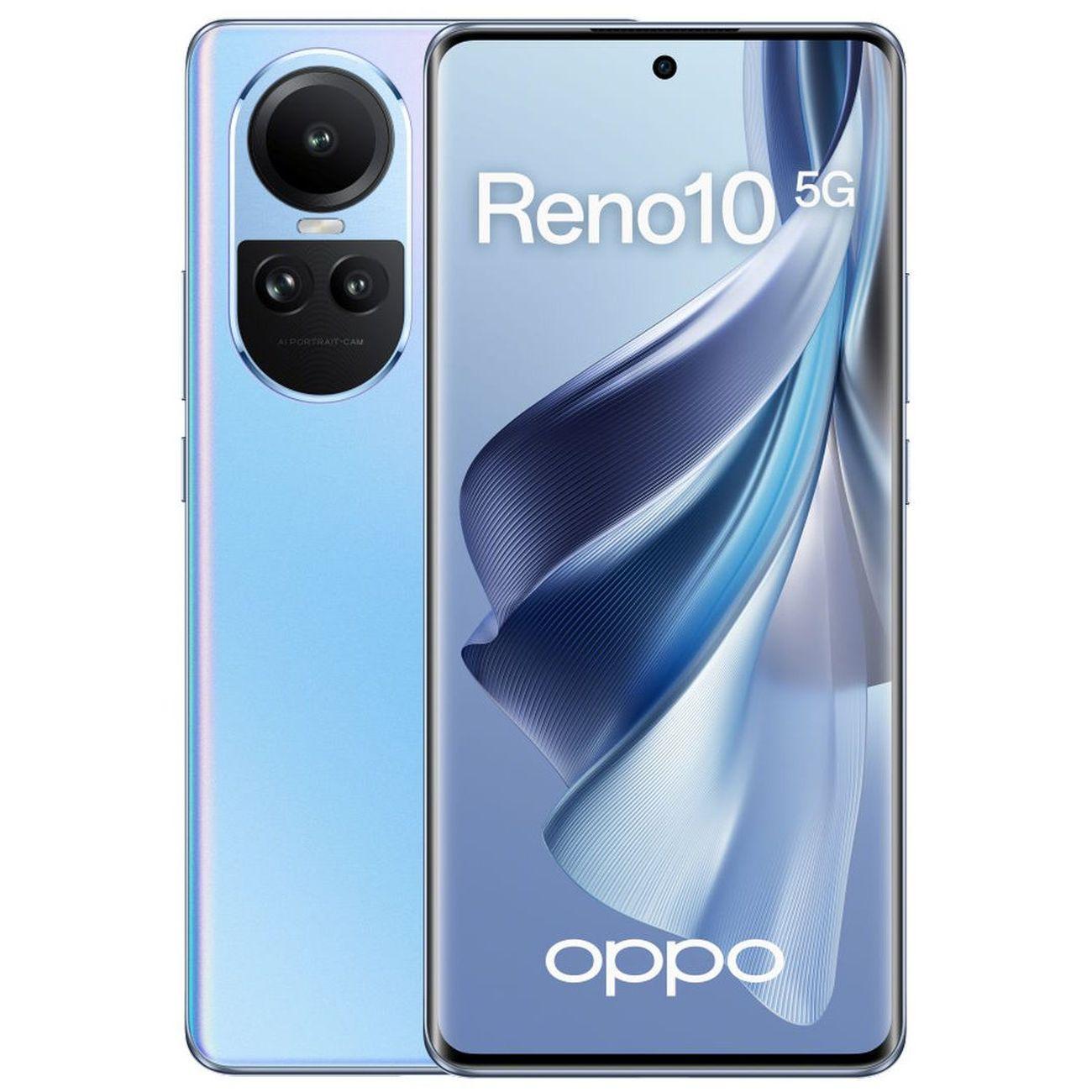 Восстановленный смартфон oppo Reno10 8/256GB синий, отличный