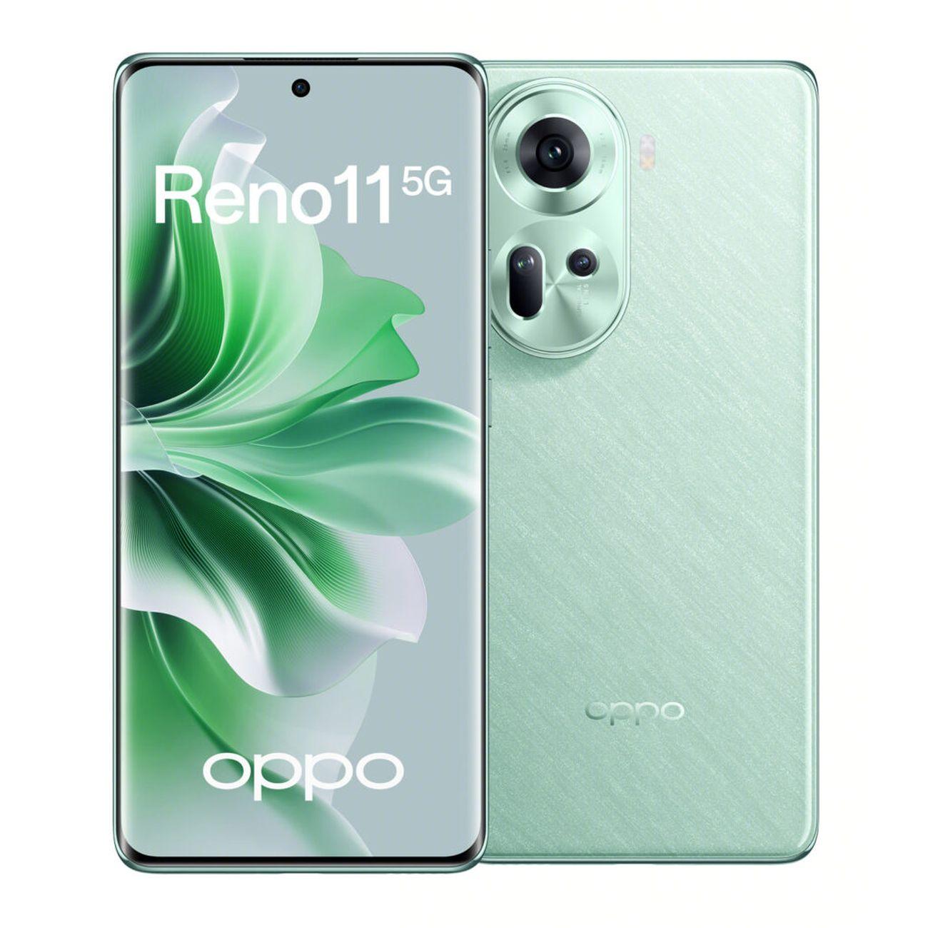 Восстановленный смартфон oppo Reno11 12/256GB зеленый, хороший