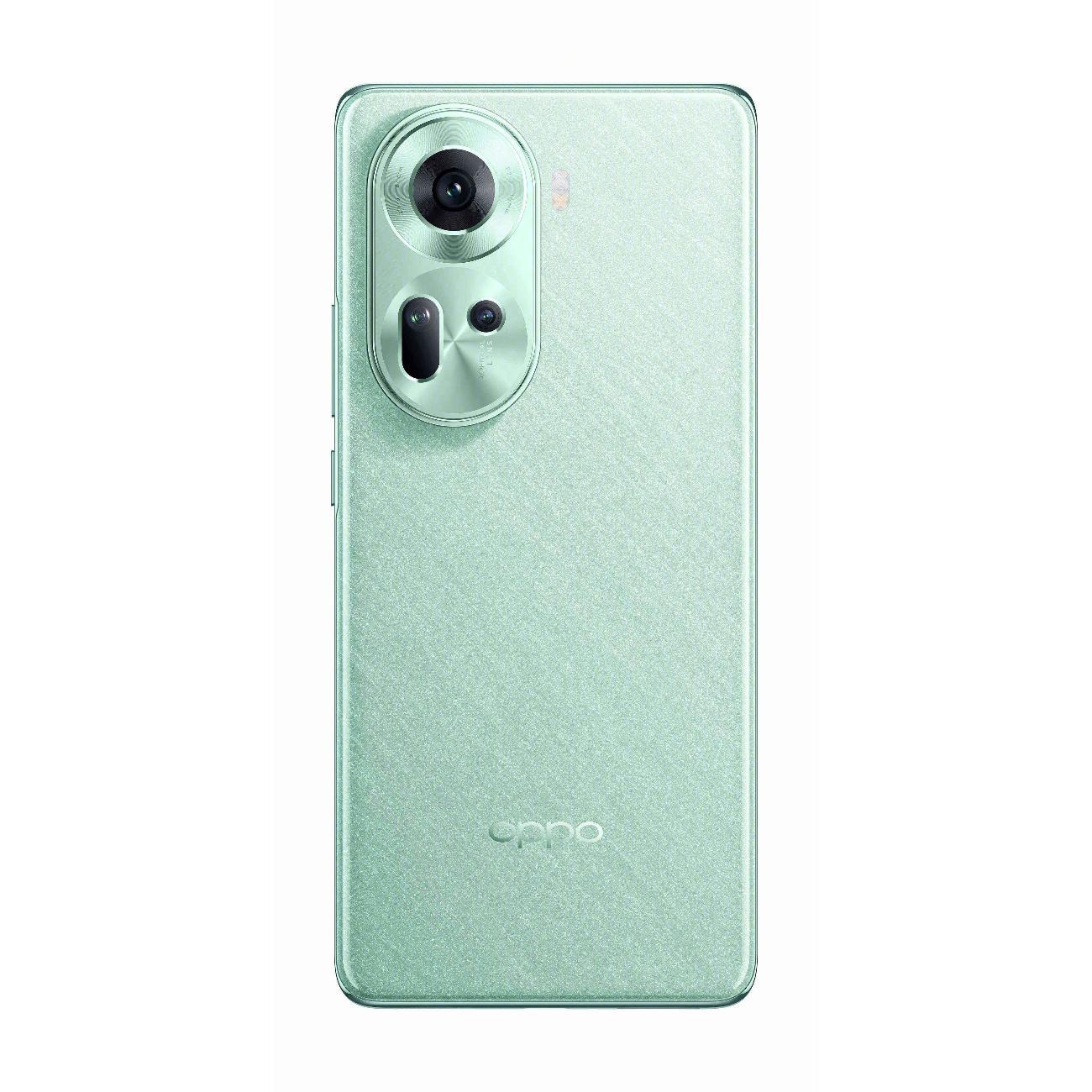 Восстановленный смартфон oppo Reno11 12/256GB зеленый, хороший
