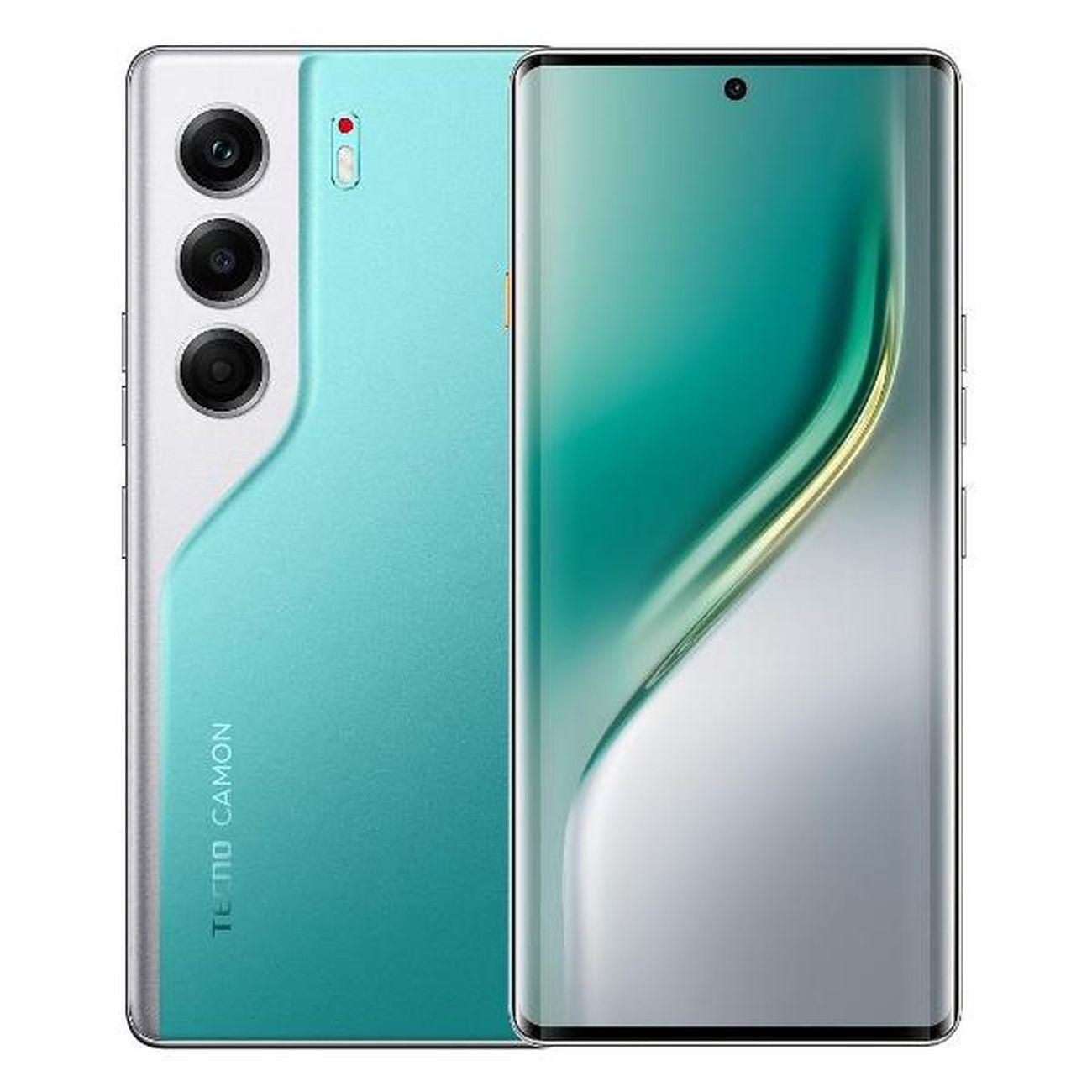 Восстановленный смартфон TECNO CAMON 40 Pro 5G 8/256GB зеленый, хороший