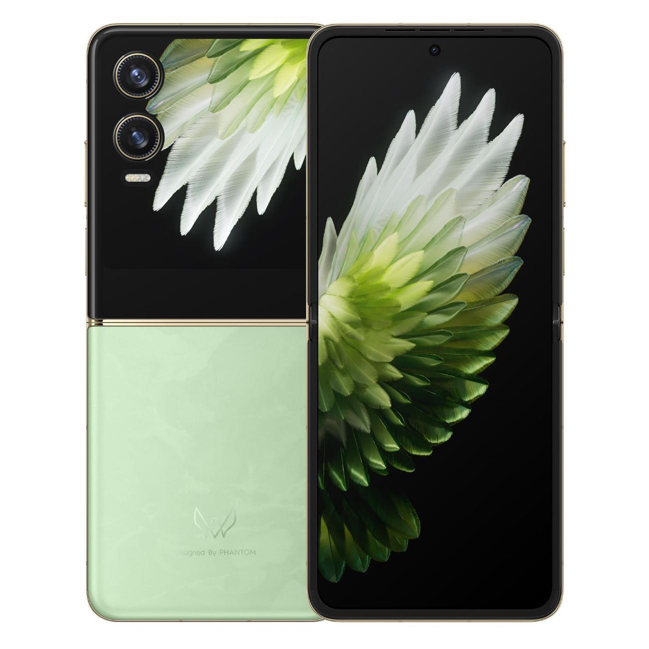 Восстановленный смартфон TECNO PHANTOM V Flip2 5G 8/256GB Travertine Green (зеленый), хороший
