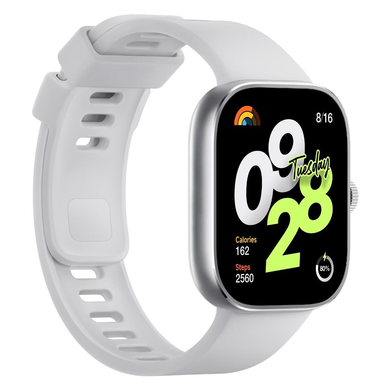 Восстановленные смарт-часы Xiaomi Redmi Watch 4 Silver Gray (серый) (BHR7848GL), отличный