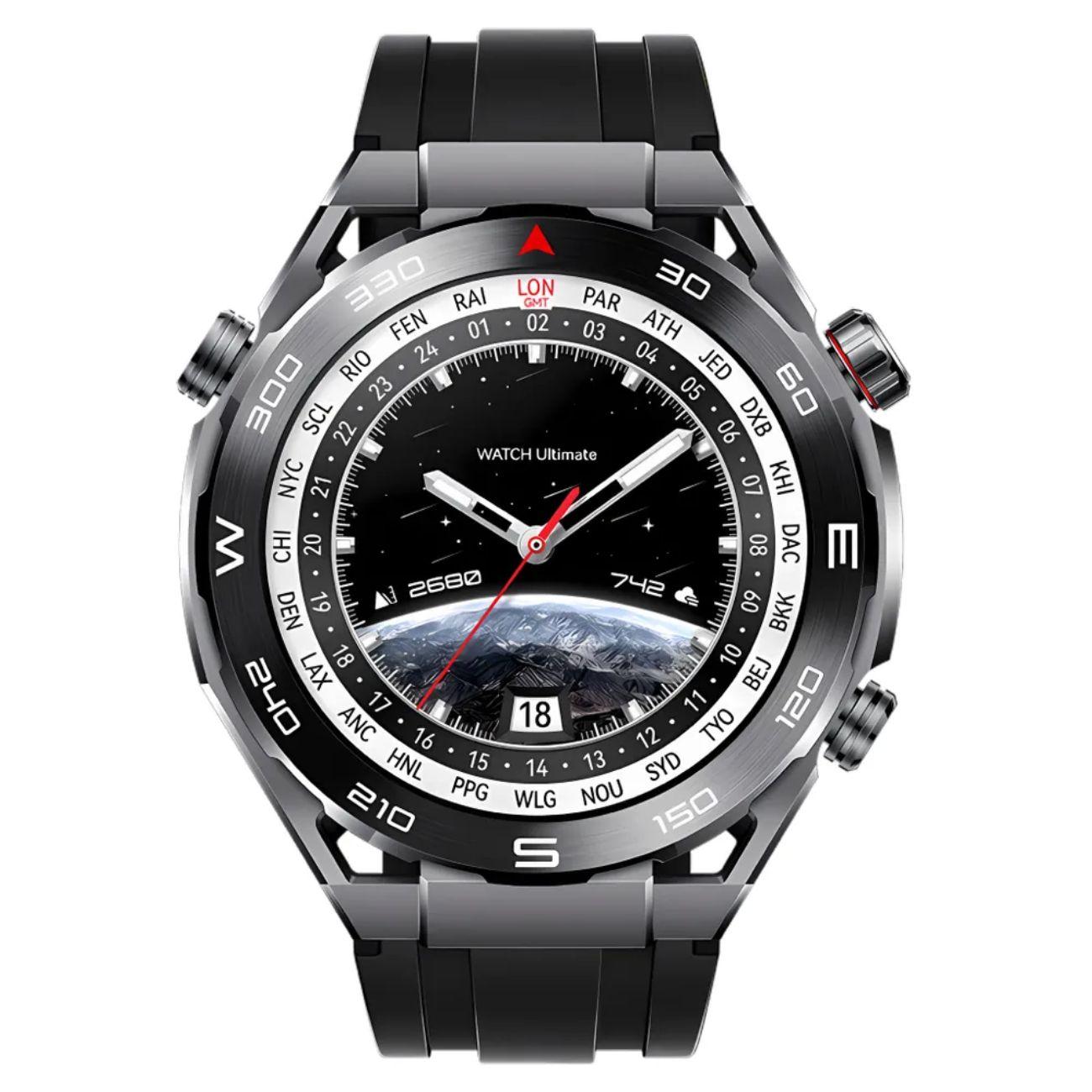 Восстановленные смарт-часы Huawei WATCH Ultimate Black (черный) (CLB-B19), отличный