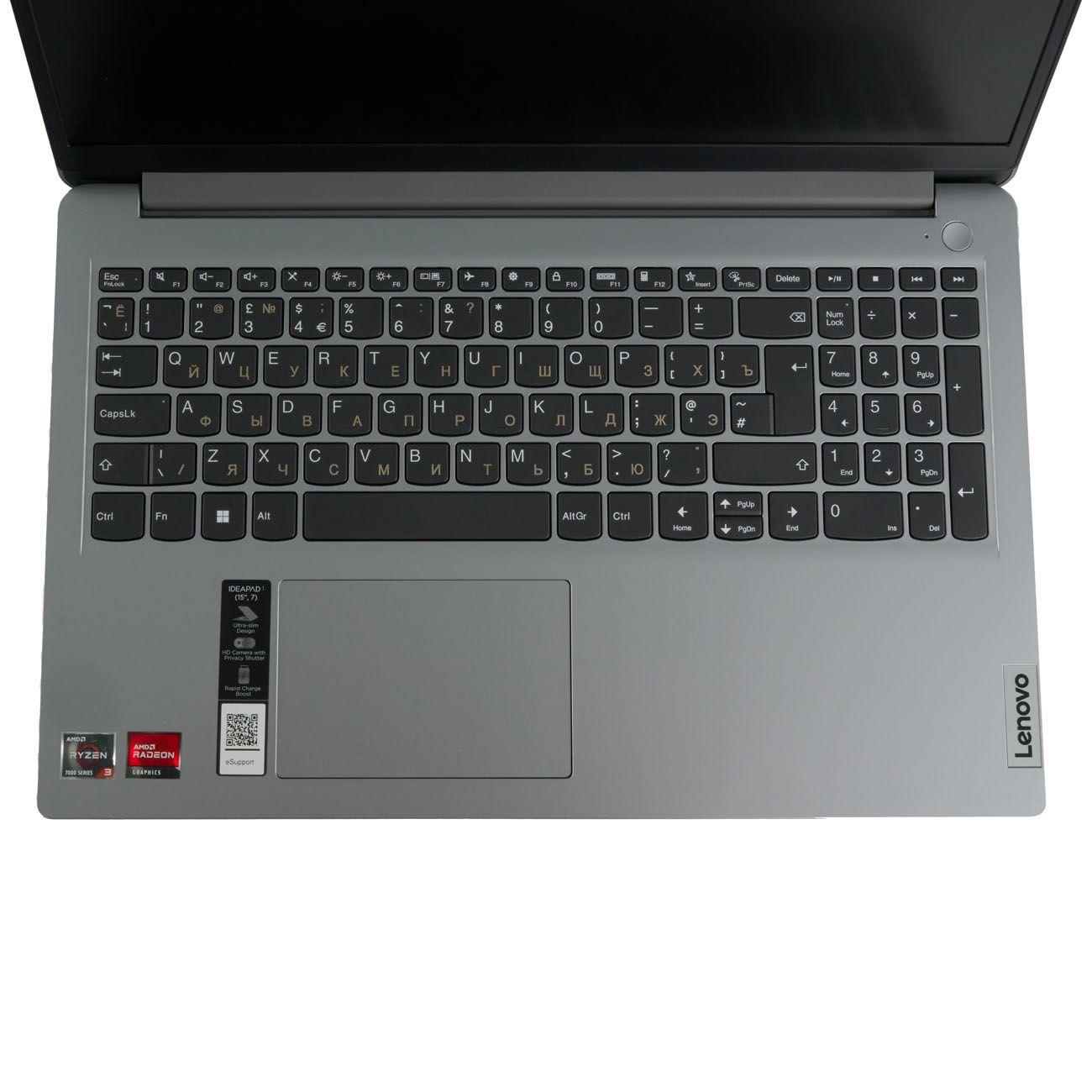 Восстановленный ноутбук Lenovo IdeaPad 1 15AMN7 15.6"/AMD Ryzen 3 7320U/8GB/256GB/Win11 (82VG00MQUE), отличный