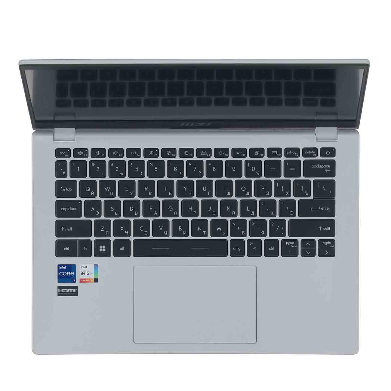 Восстановленный ноутбук MSI Modern 14 i7 1255U/8GB/512GB/Win11 серебристый (C12M-238RU), отличный