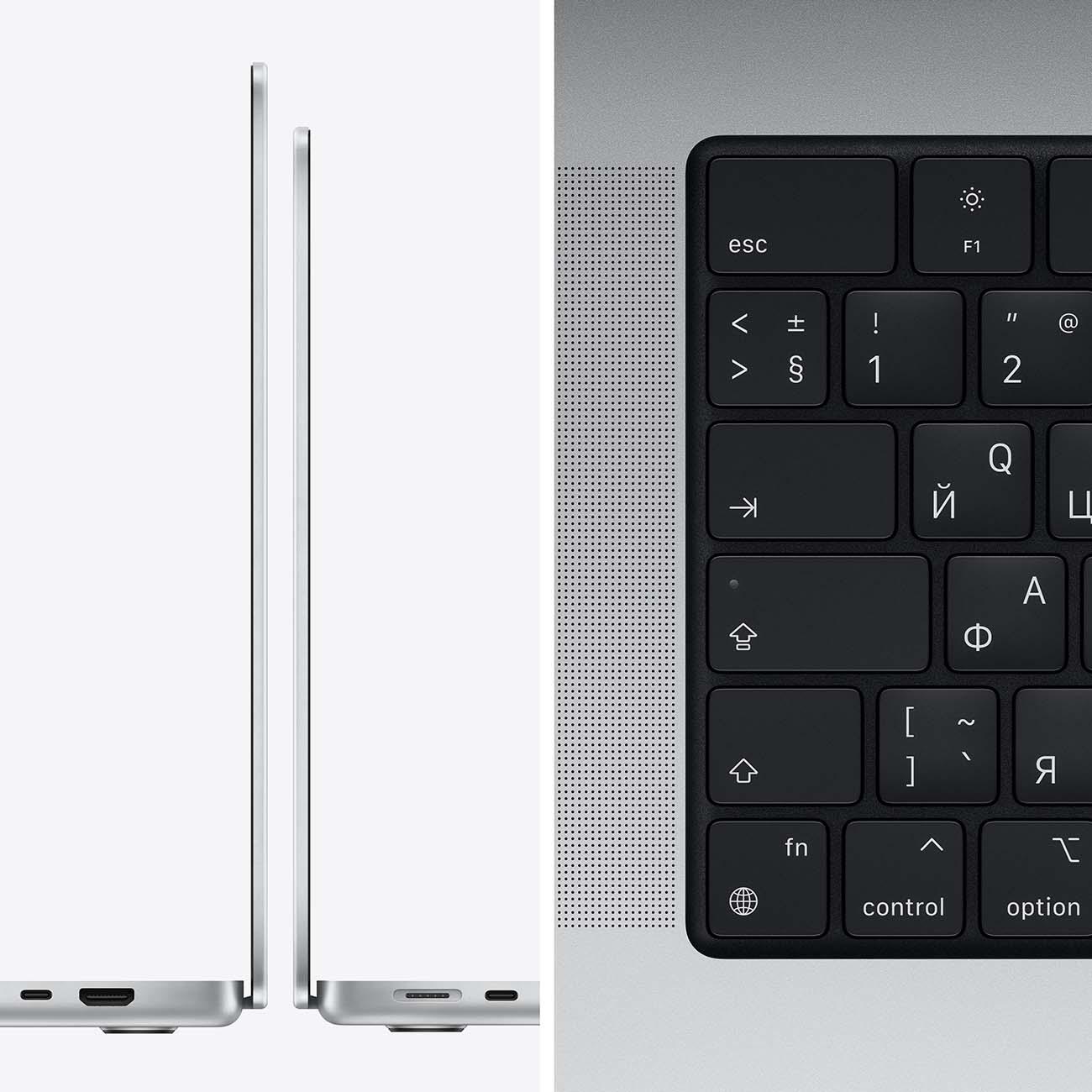 Восстановленный ноутбук Apple MacBook Pro 14 M1 Pro/16GB/512GB серебристый (FKGR3LL/A), отличный
