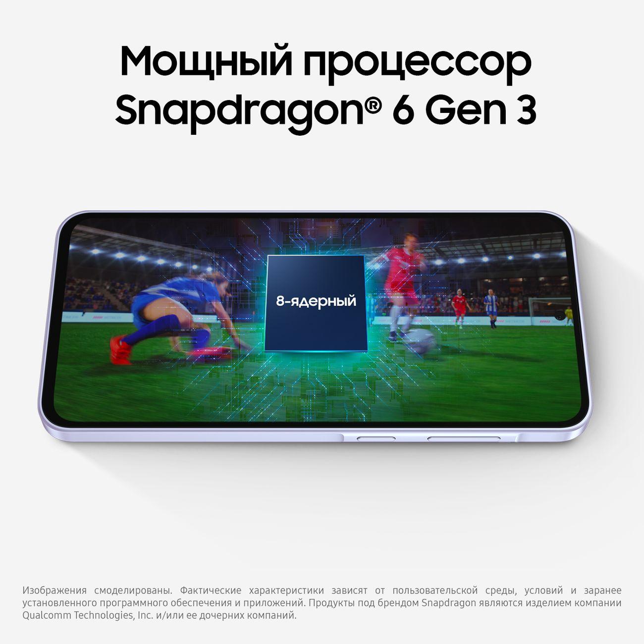 Восстановленный смартфон Samsung Galaxy A36 5G 8/256GB лаванда, отличный