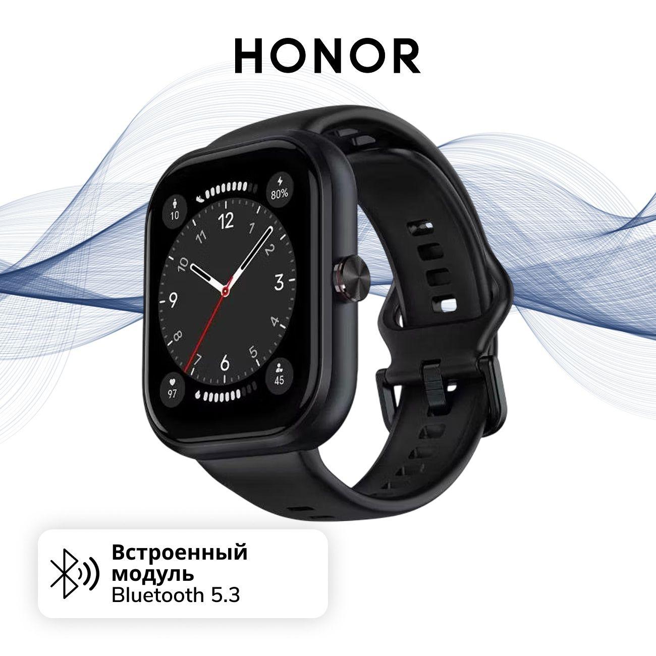 Восстановленные смарт-часы Honor Choice Watch Black (BOT-WB01), отличный