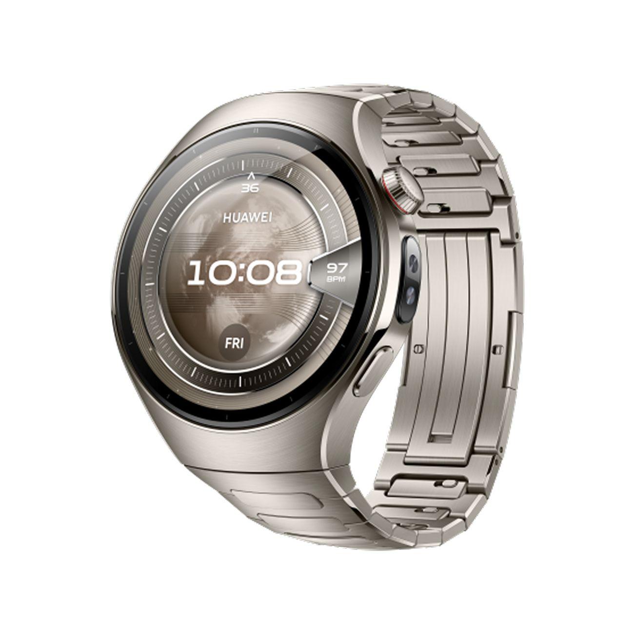 Восстановленные смарт-часы HUAWEI Watch 5 46mm титановый, отличный