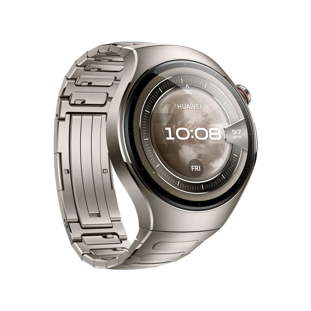 Восстановленные смарт-часы HUAWEI Watch 5 46mm титановый, отличный