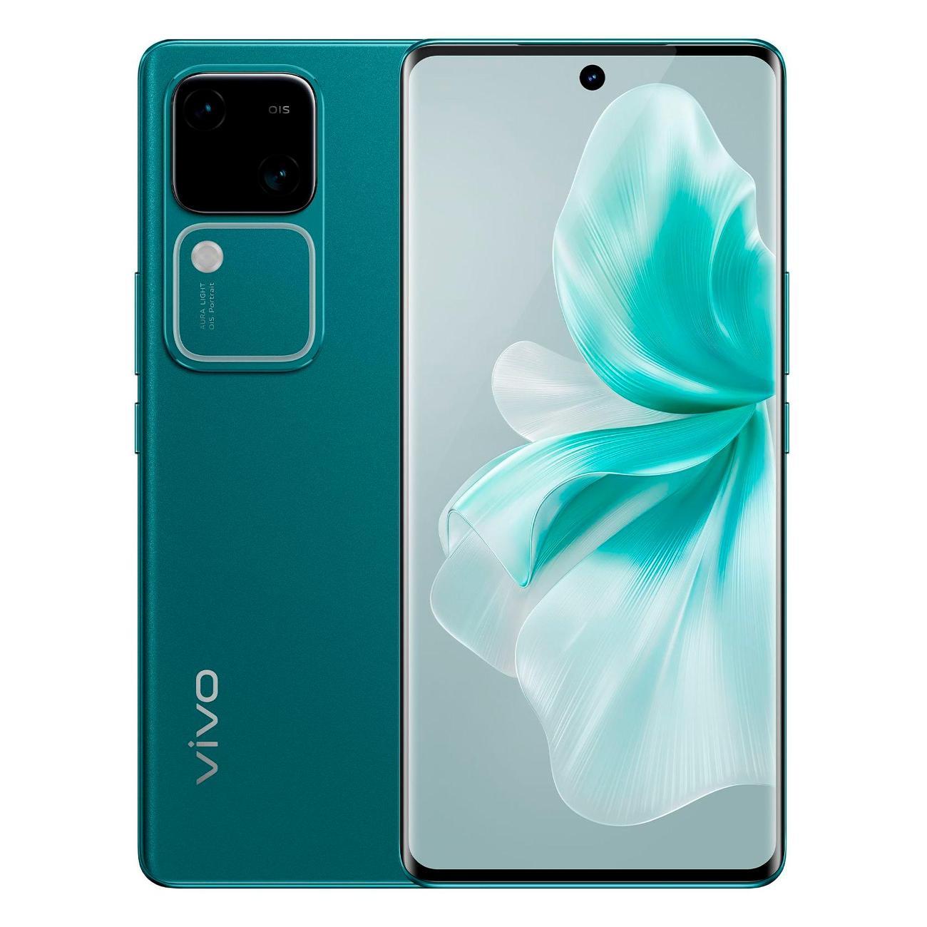 Восстановленный смартфон vivo V30 8/256Gb Изумрудный лес, хороший