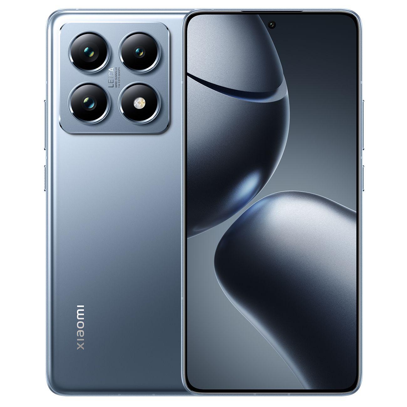 Восстановленный смартфон Xiaomi 14T Pro 12/256GB Titan синий, отличный