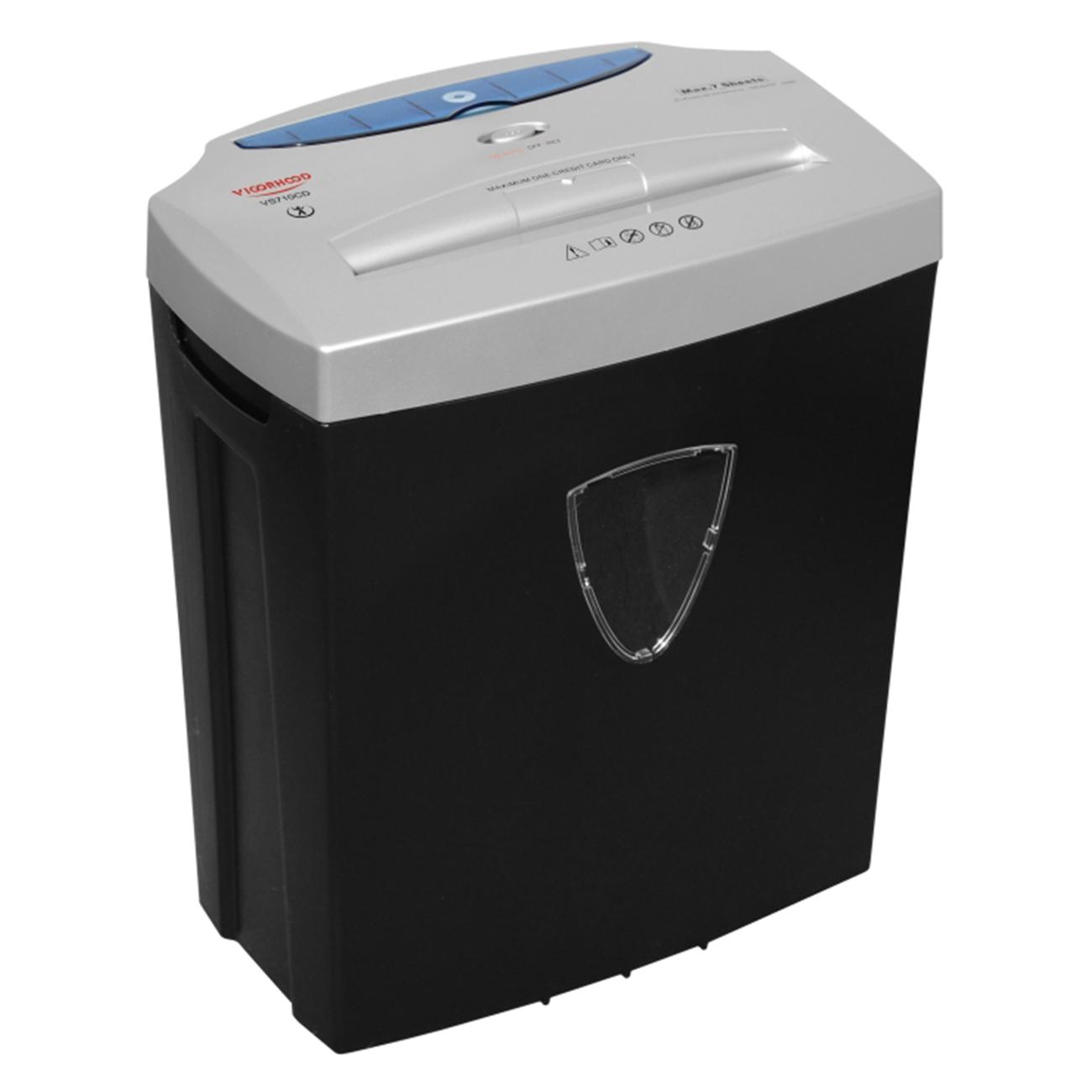 Уничтожитель документов Vigorhood VS710CD, P4, частица 4,0х40мм,7 листов, 18 литров