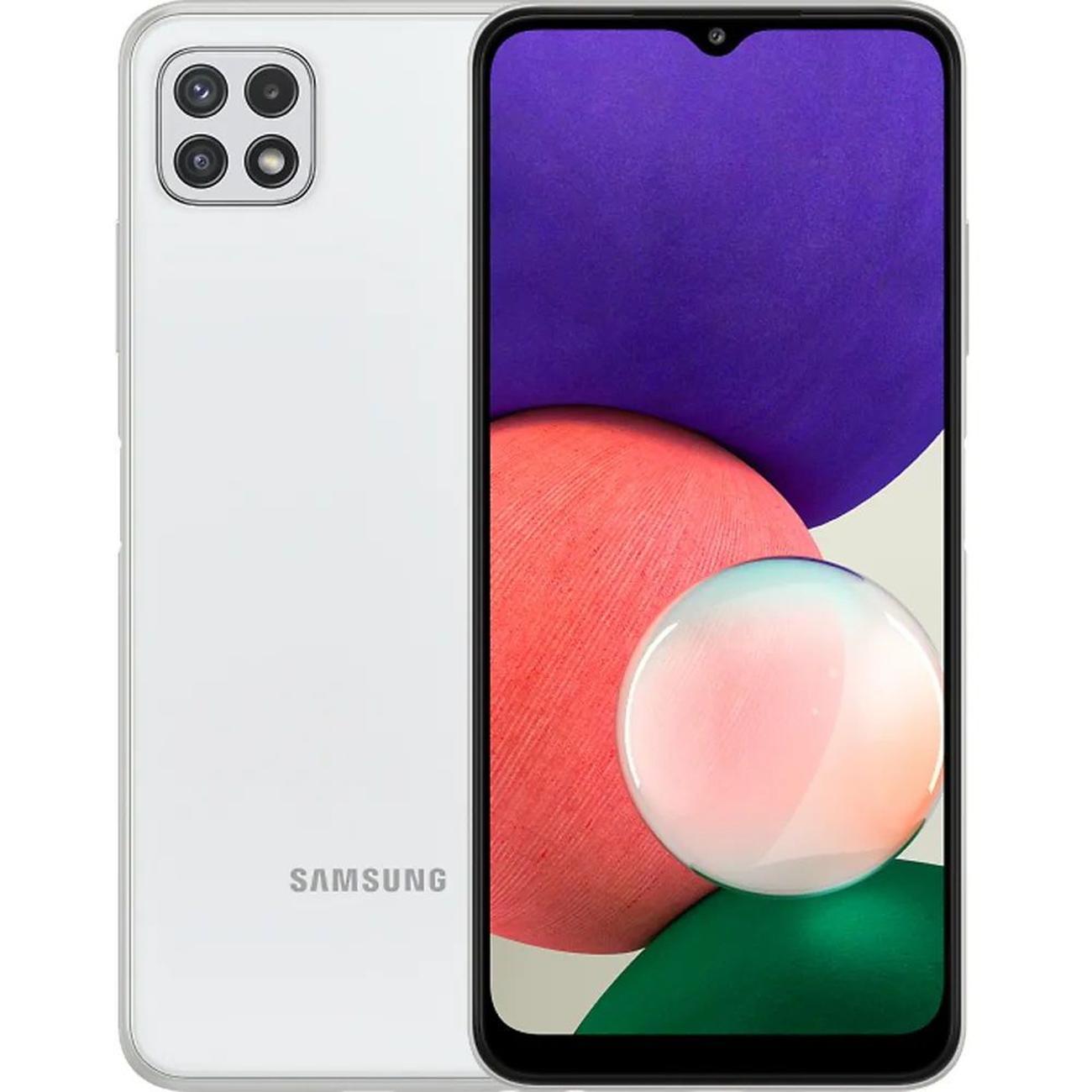 Смартфон Samsung Galaxy A22s (A226B) 5G 4/128Gb белый фото
