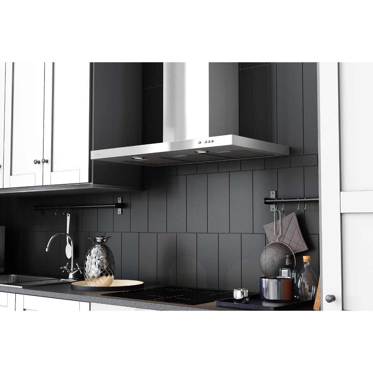 Вытяжка Elikor Квадра 90Н-650-К3Д нержавеющая сталь