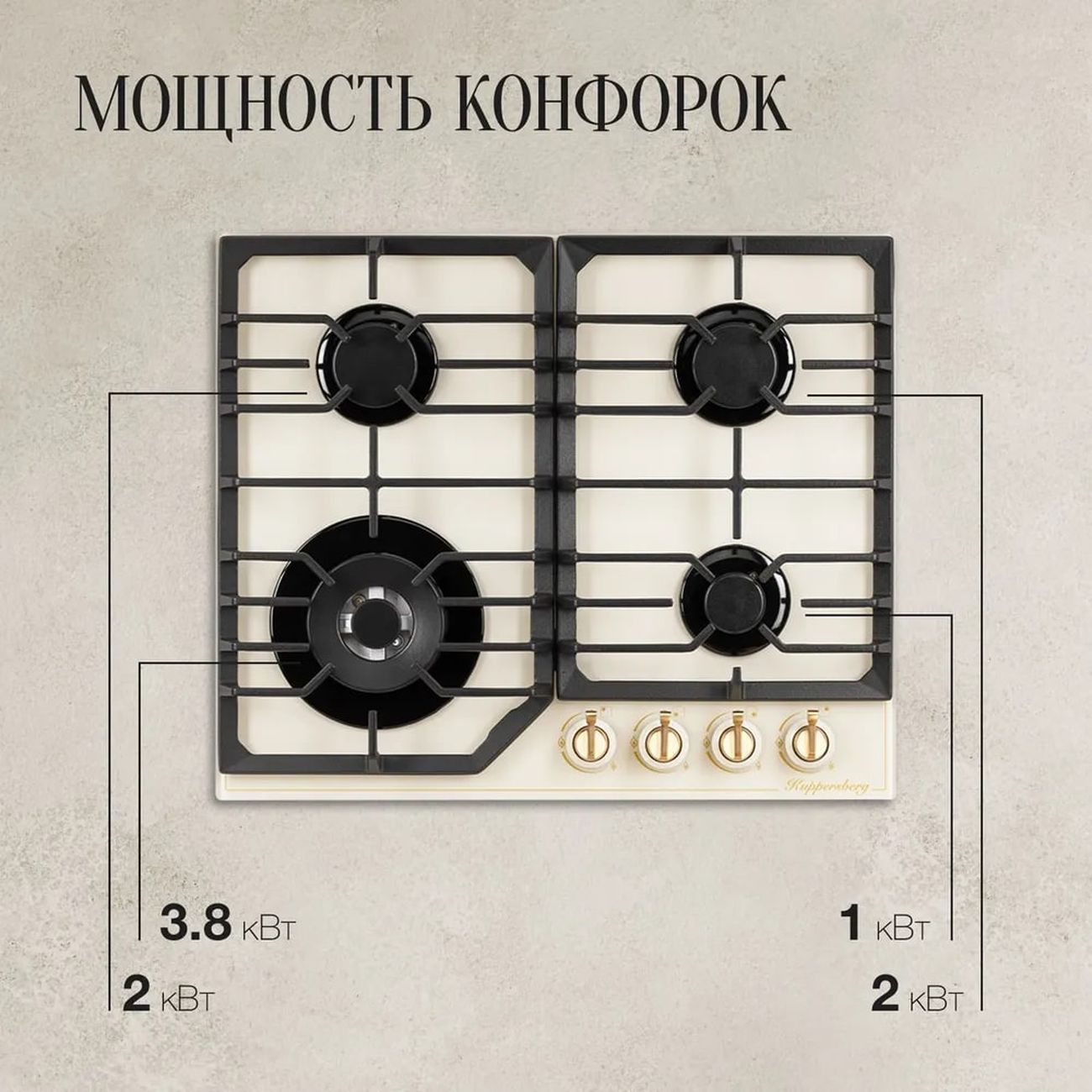 Встраиваемая электрическая панель Monsher MHE 6002