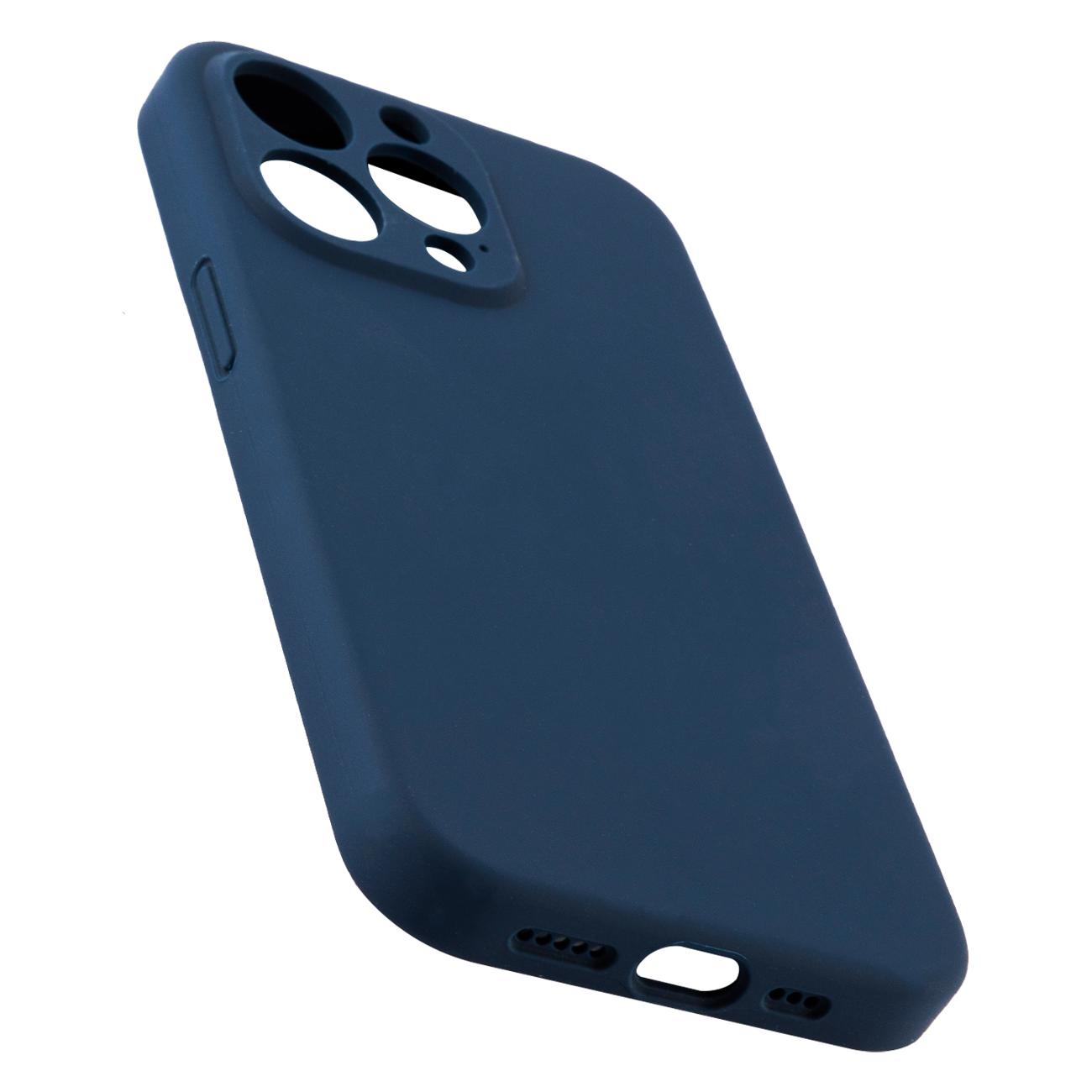 Чехол Baseus Liquid Silica Gel для iPhone 13 Pro&nbsp;синий