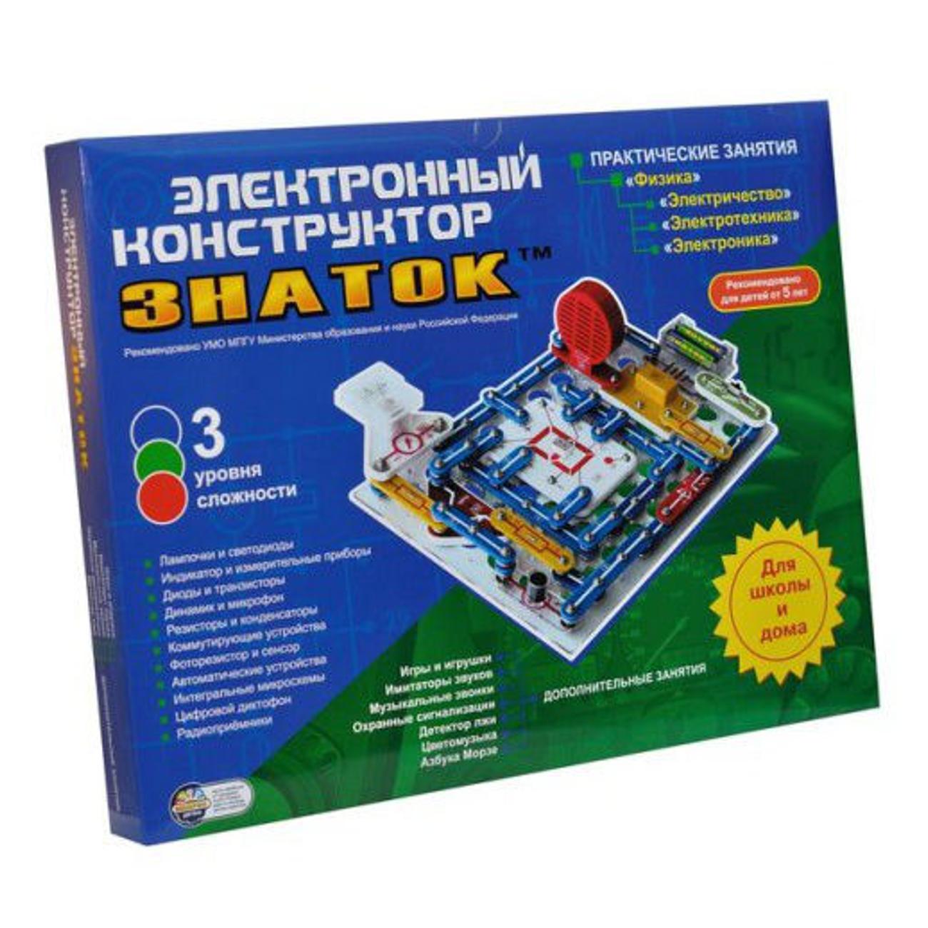 Электронный конструктор Знаток 999 схем (70006)