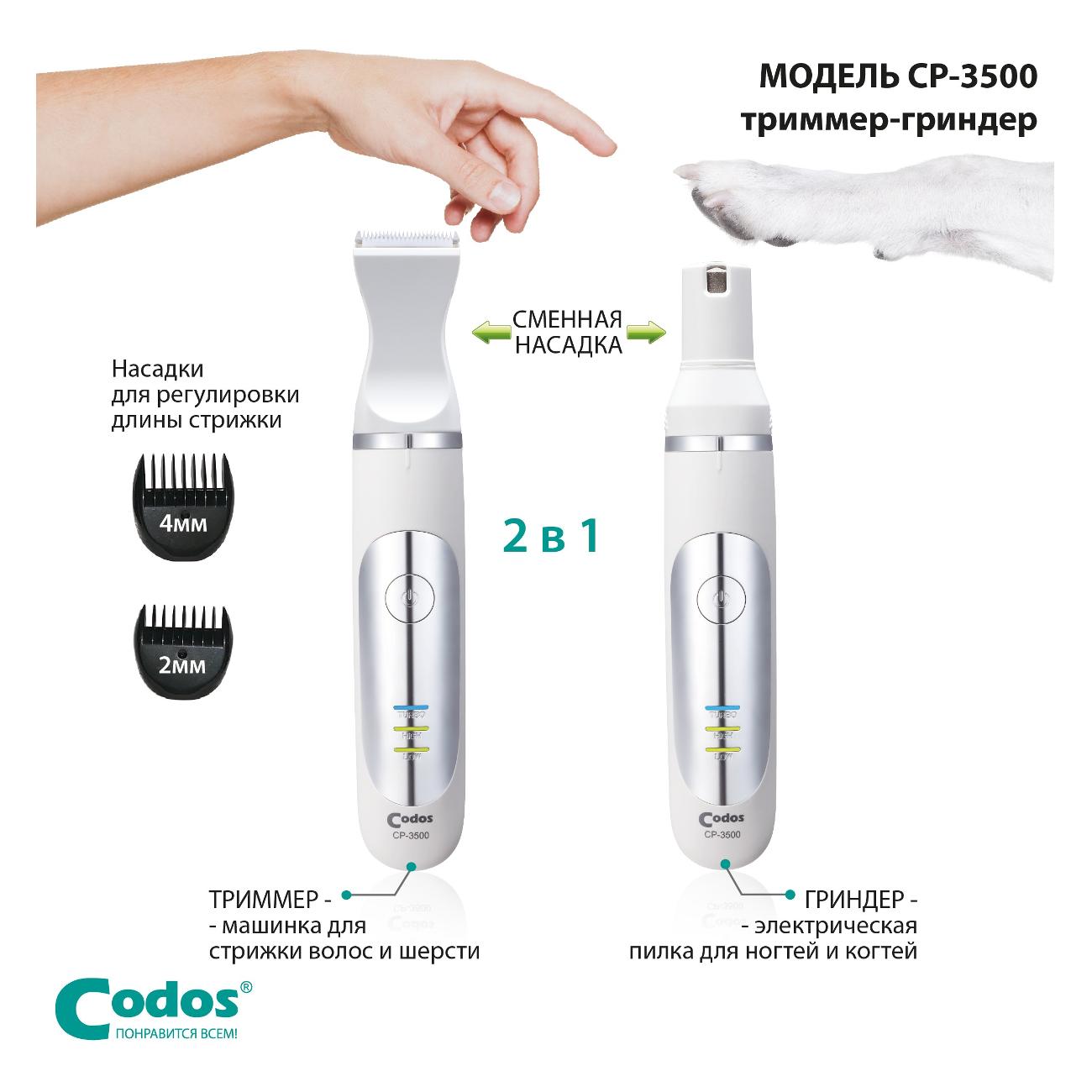 Триммер для животных Codos СР-3500