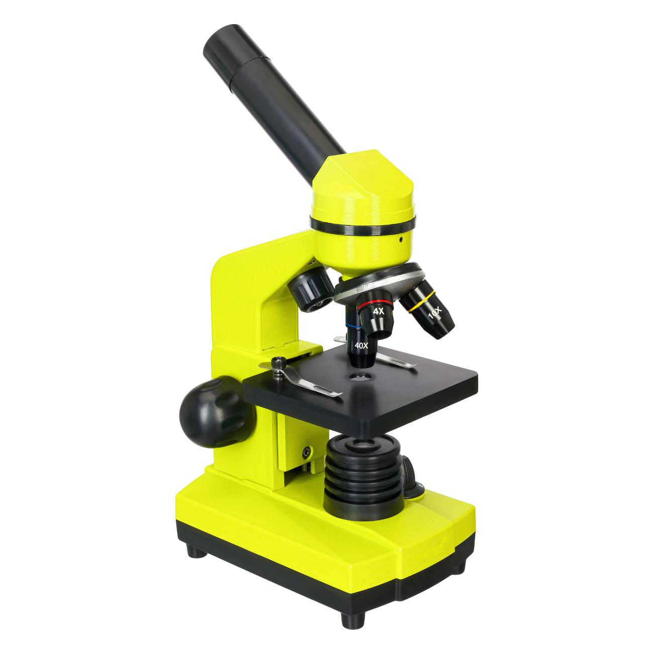 Микроскоп Levenhuk Rainbow 2L лаймовый