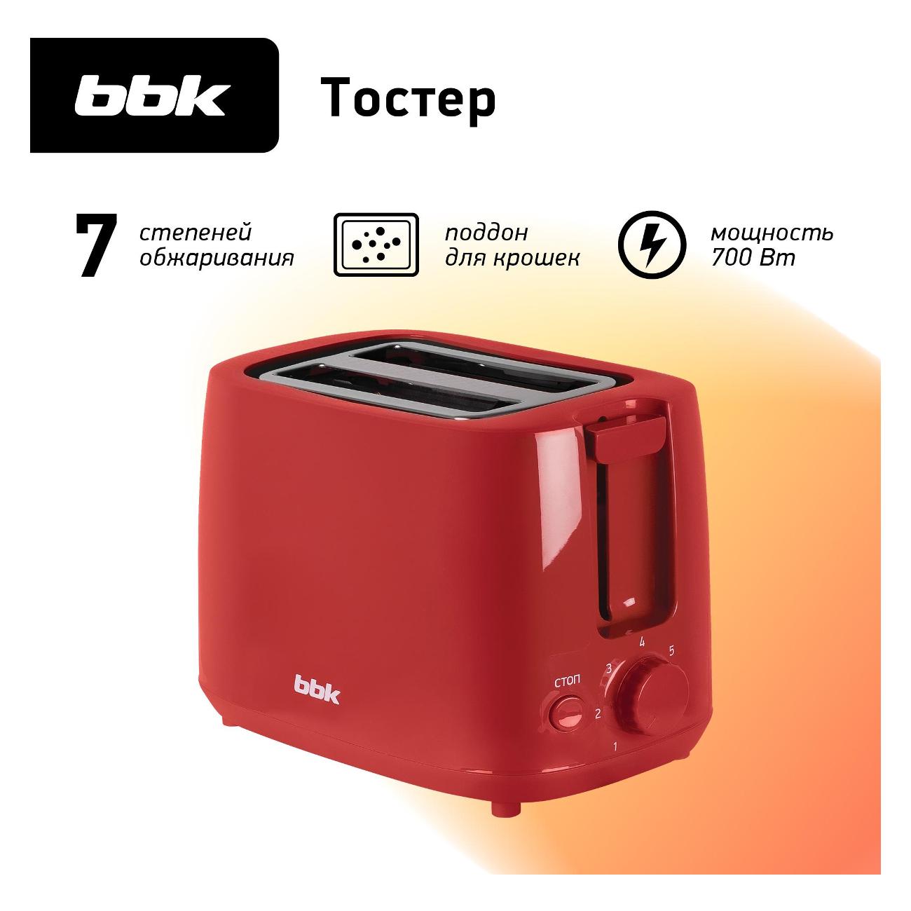 Тостер BBK TR82 Red