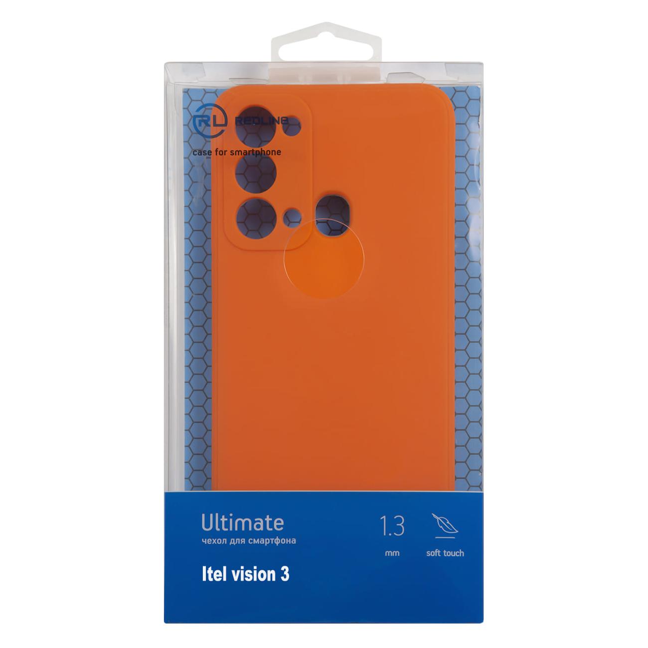 Чехол Red Line для ITEL Vision 3 оранжевый