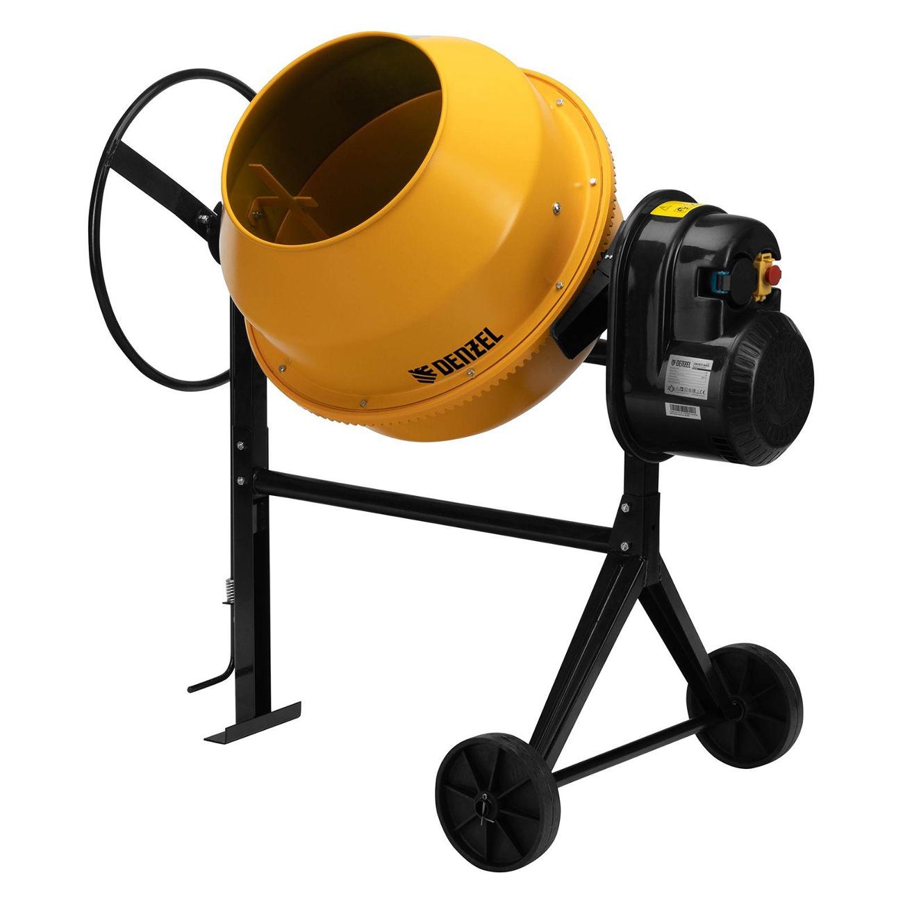 Бетономешалка строительная Denzel B-125, 130 л, 550Вт (95421)