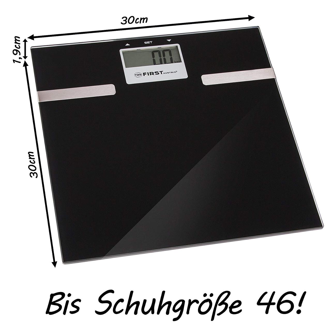 Весы напольные FIRST FA-8006-3-BA черные