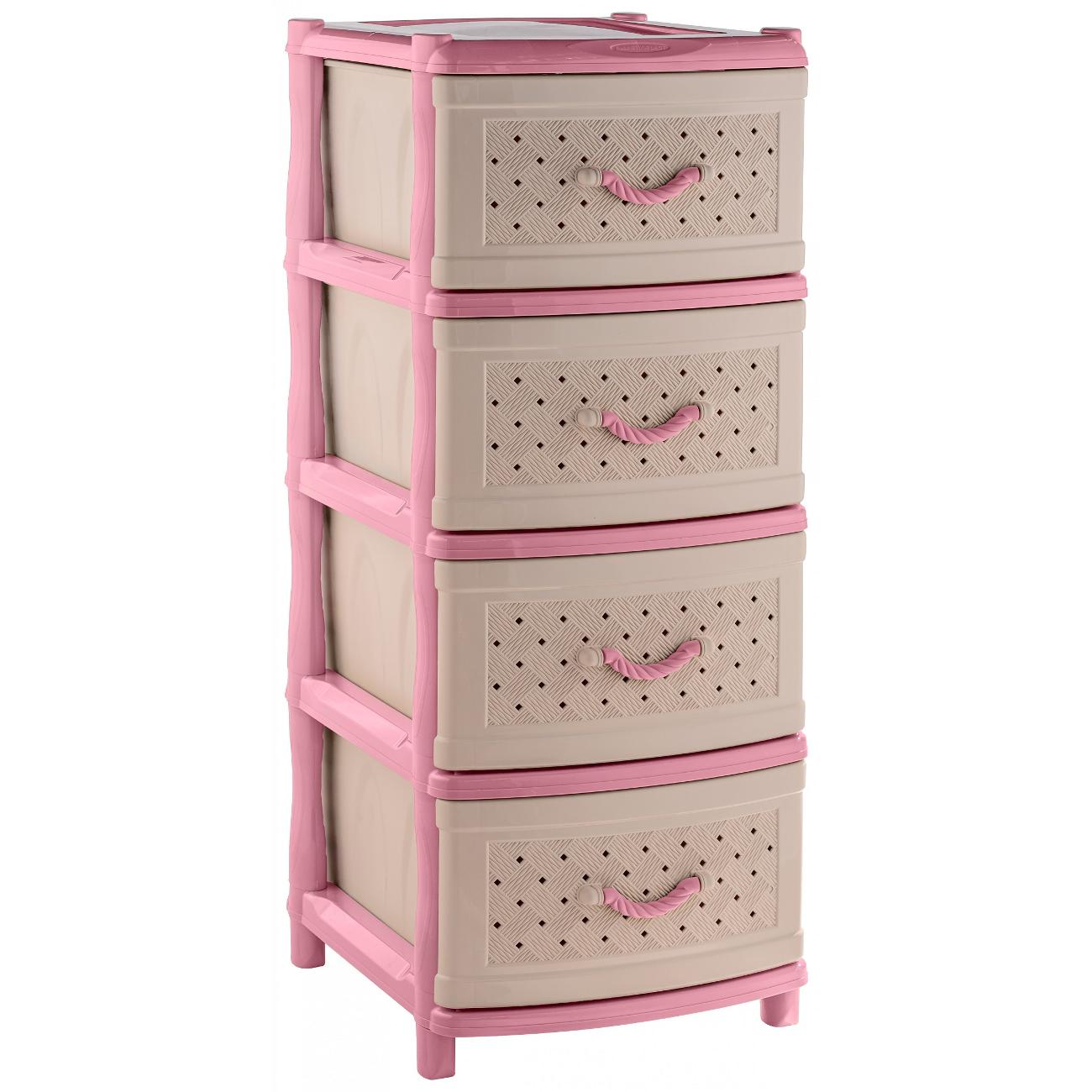 Комод бельевой Элластик-Пласт 4 ящика (ЭП 668821)