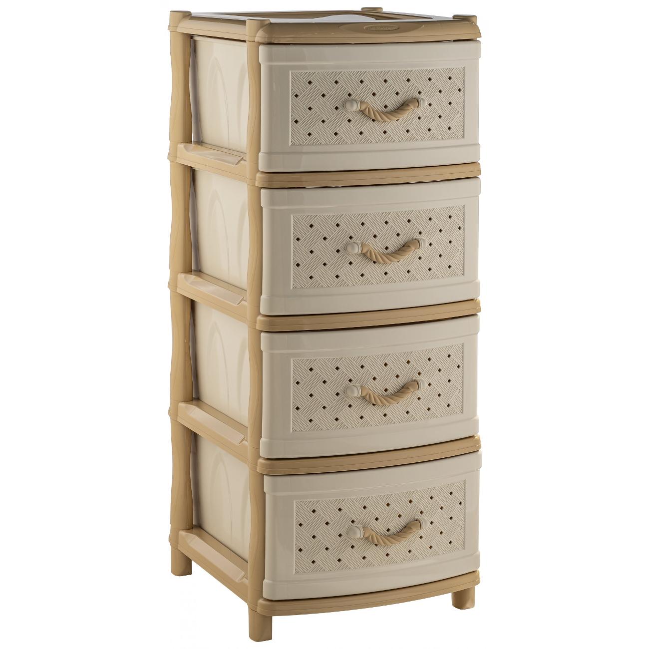 Комод бельевой Элластик-Пласт 4 ящика (ЭП 805118)