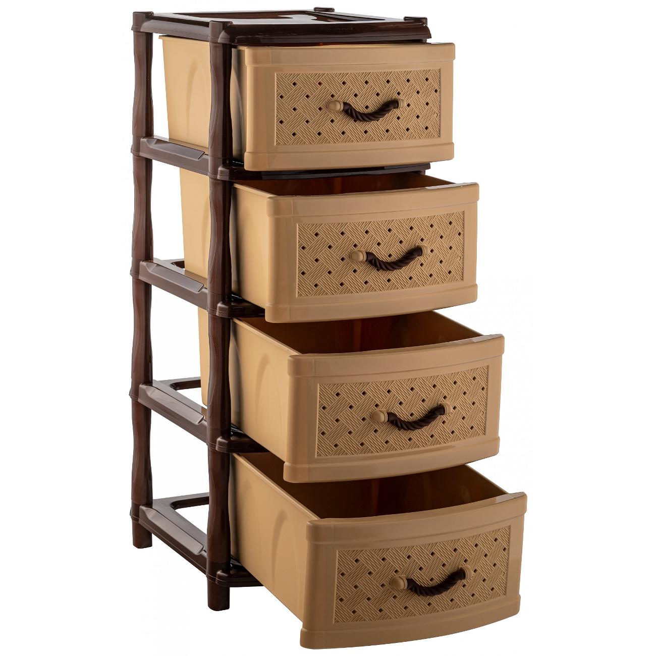 Комод бельевой Элластик-Пласт 4 ящика (ЭП 805156)