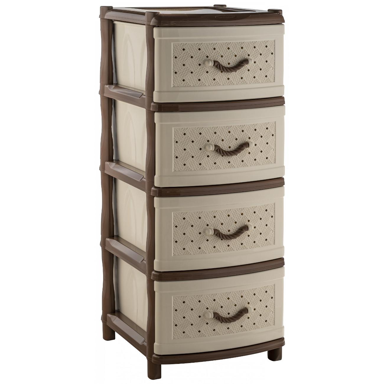 Комод бельевой Элластик-Пласт 4 ящика (ЭП 668852)