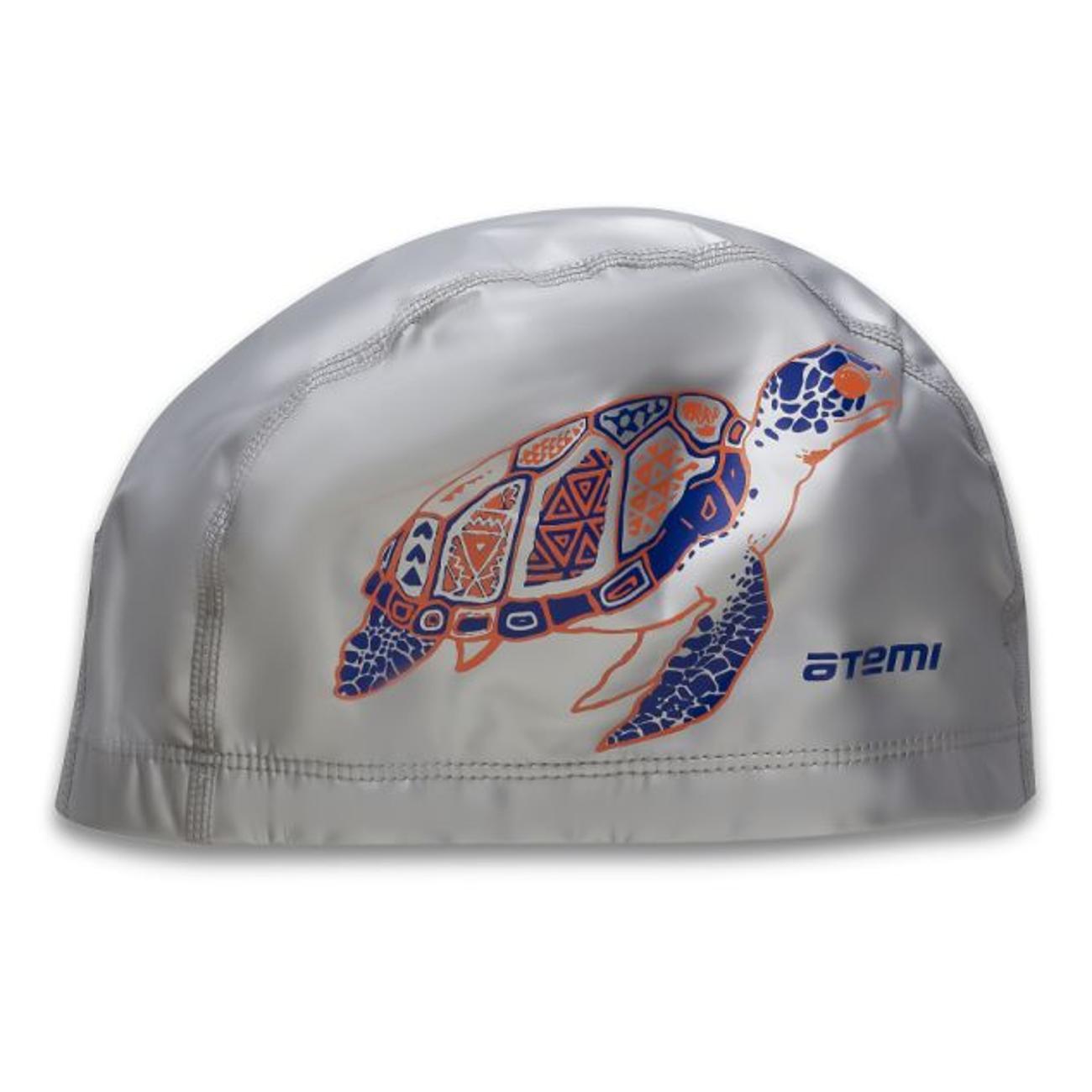 Шапочка Atemi PU 305 серебро принт