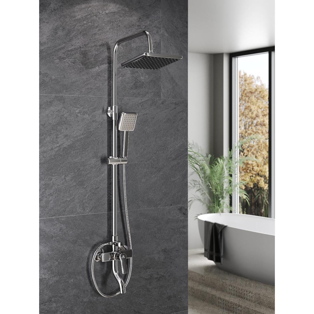 Душевая система Agger Merry A1394400 смеситель с изливом, хром