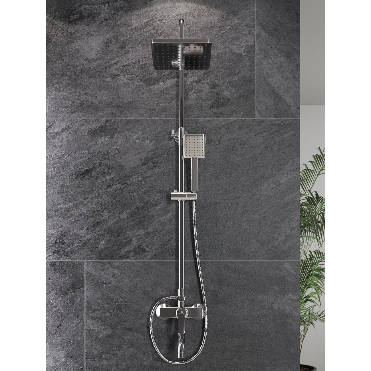 Душевая система Agger Merry A1394400 смеситель с изливом, хром