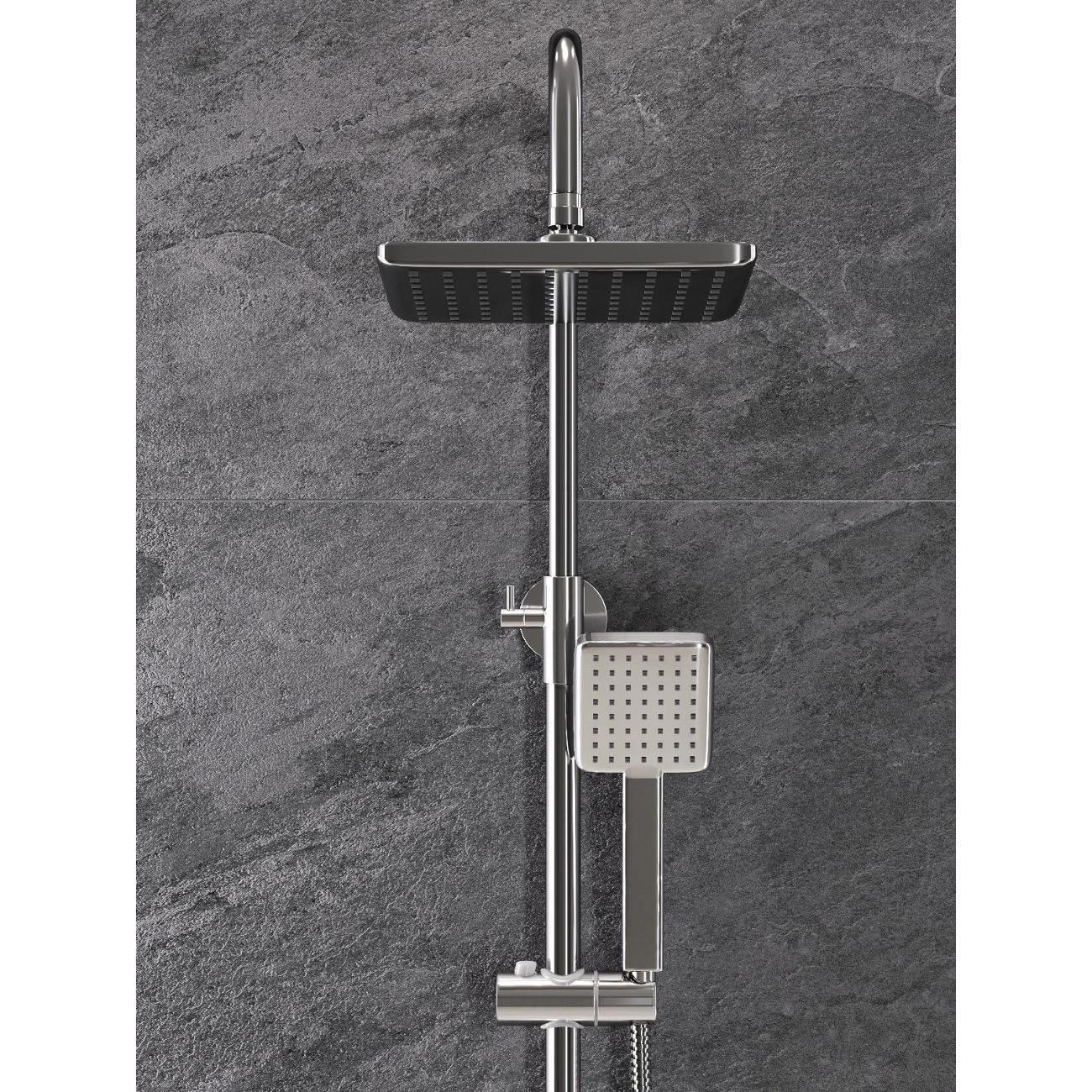 Душевая система Agger Merry A1394400 смеситель с изливом, хром