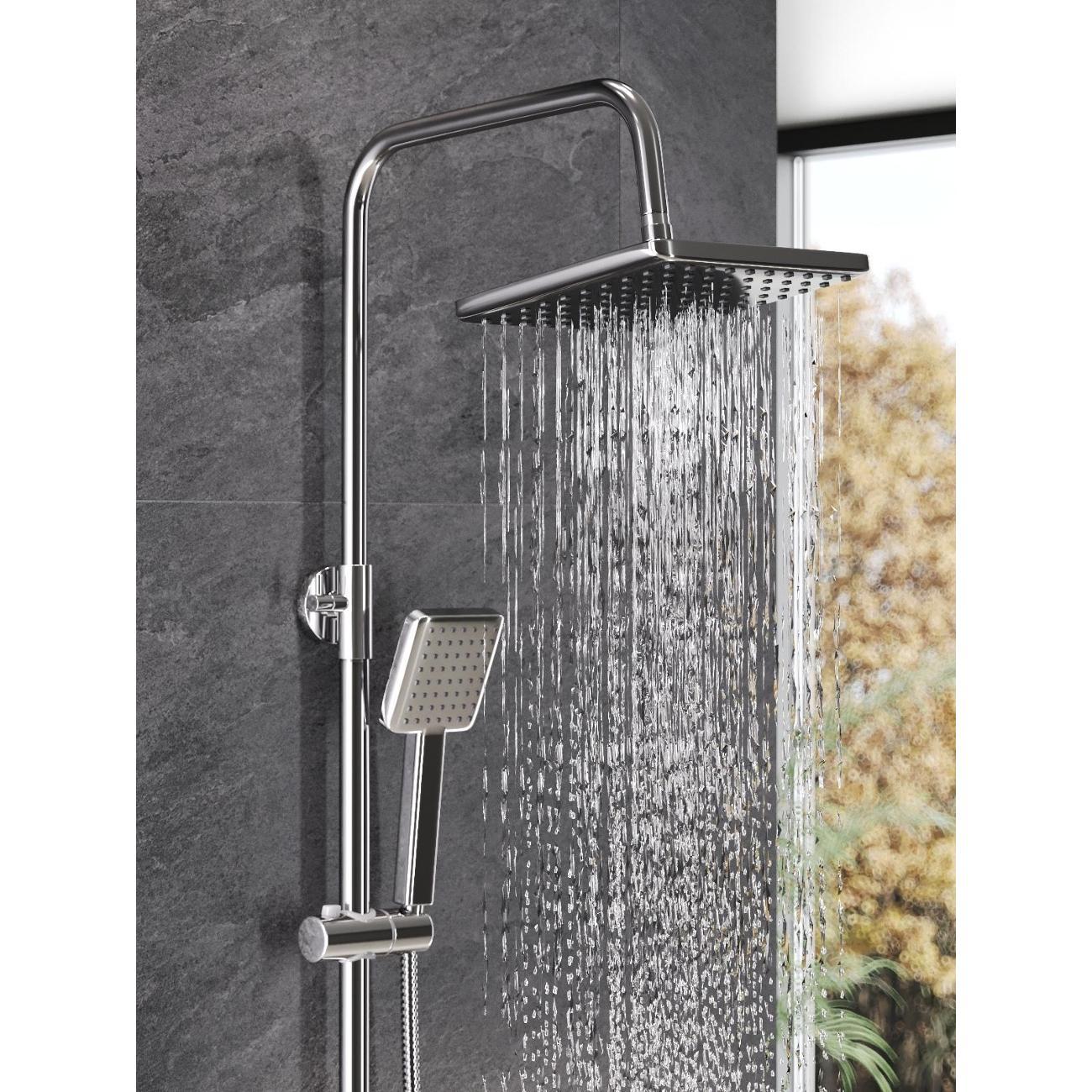 Душевая система Agger Merry A1394400 смеситель с изливом, хром