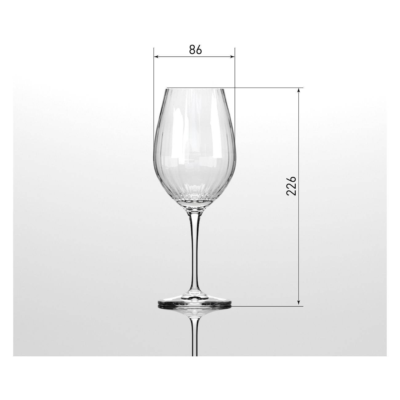 Бокал Strotskis 0601/4 Adajio красное вино 4шт
