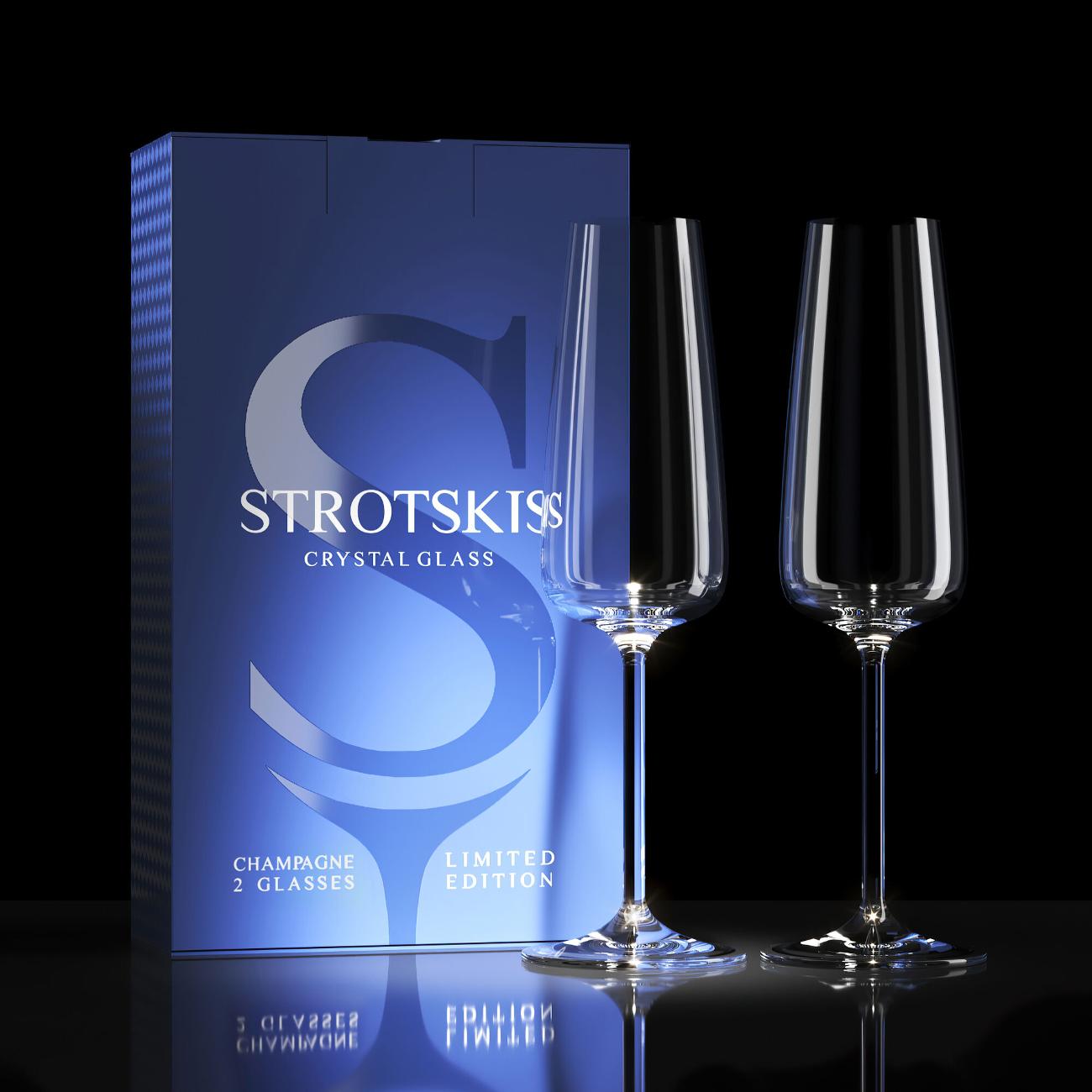 Бокал Strotskis 0303/2 Dionys шампанское 2шт