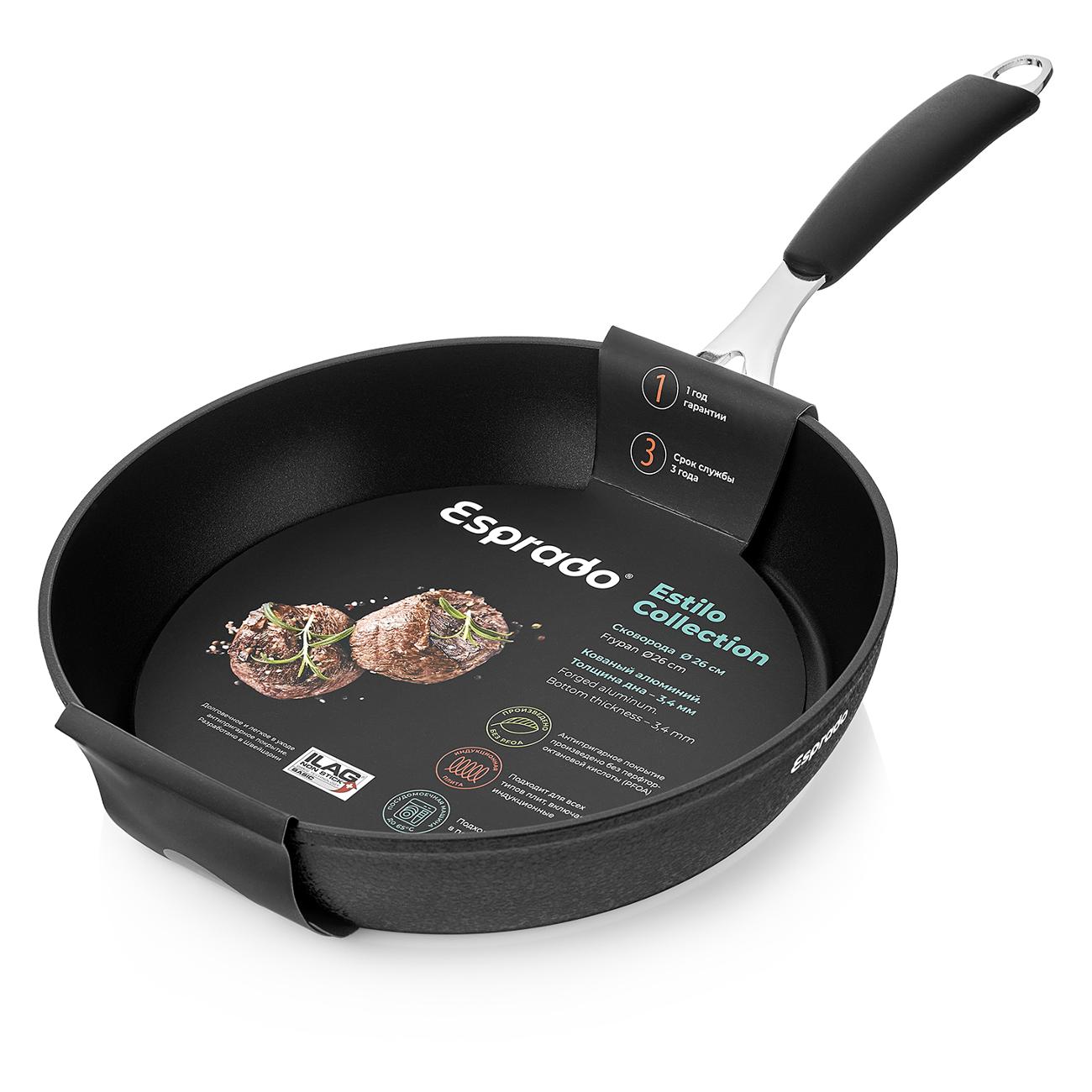 Сковорода Esprado Estilo 26см ESTT26BE103
