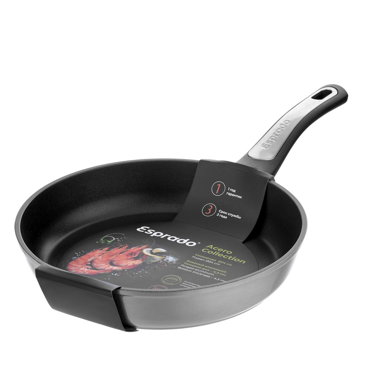 Сковорода Esprado Acero 24см ACET24SE103