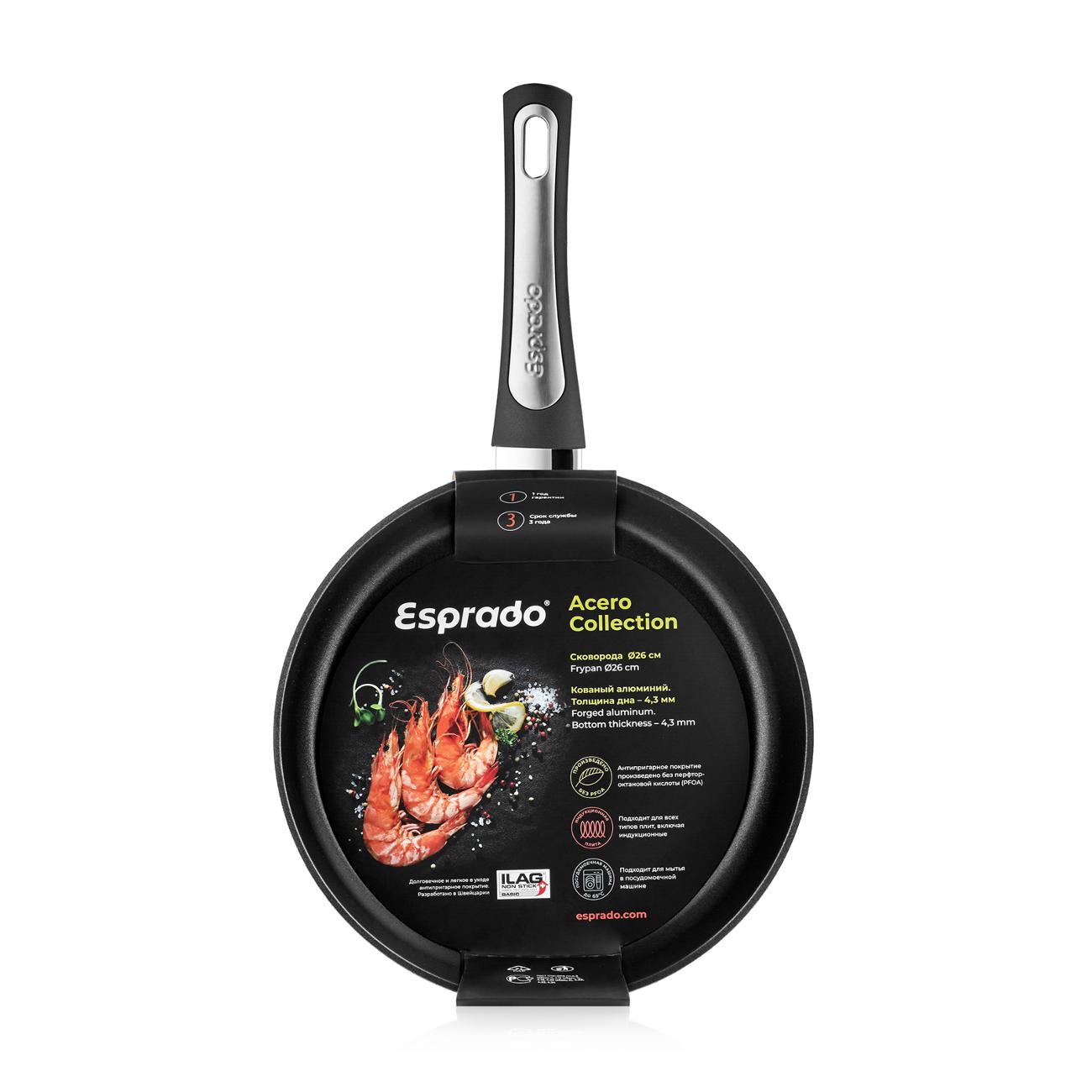 Сковорода Esprado Acero 26см ACET26SE103
