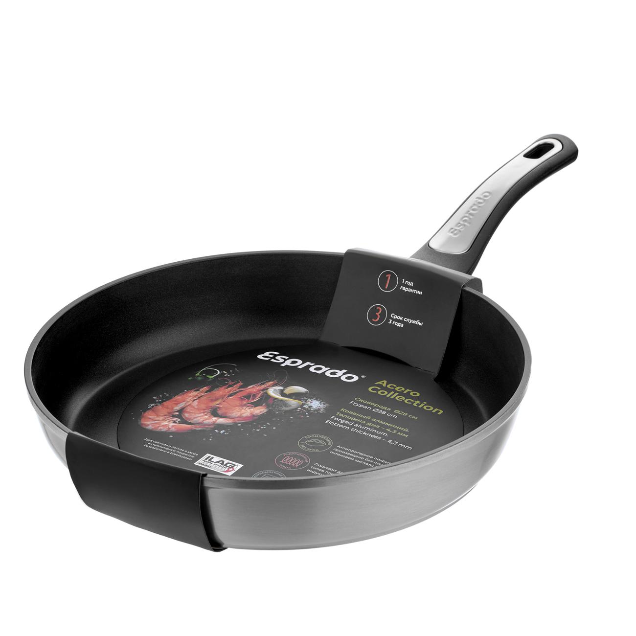 Сковорода Esprado Acero 28см ACET28SE103