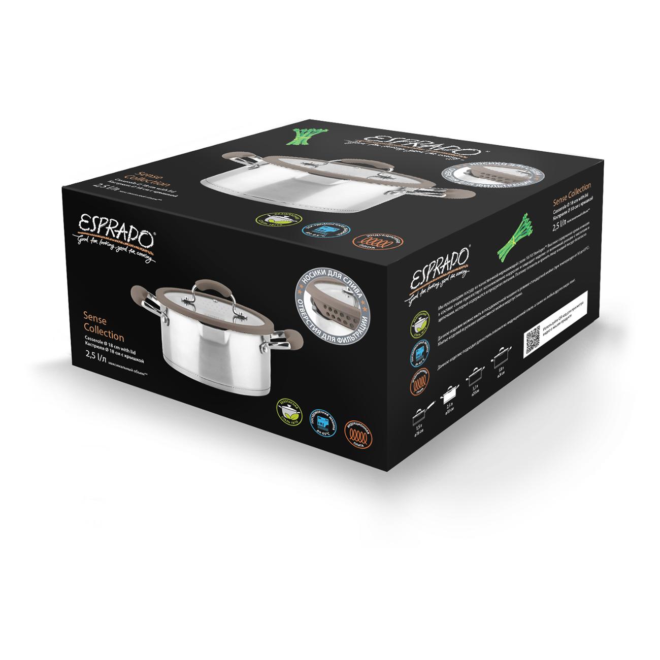 Кастрюля Esprado Sense SENL18GE101